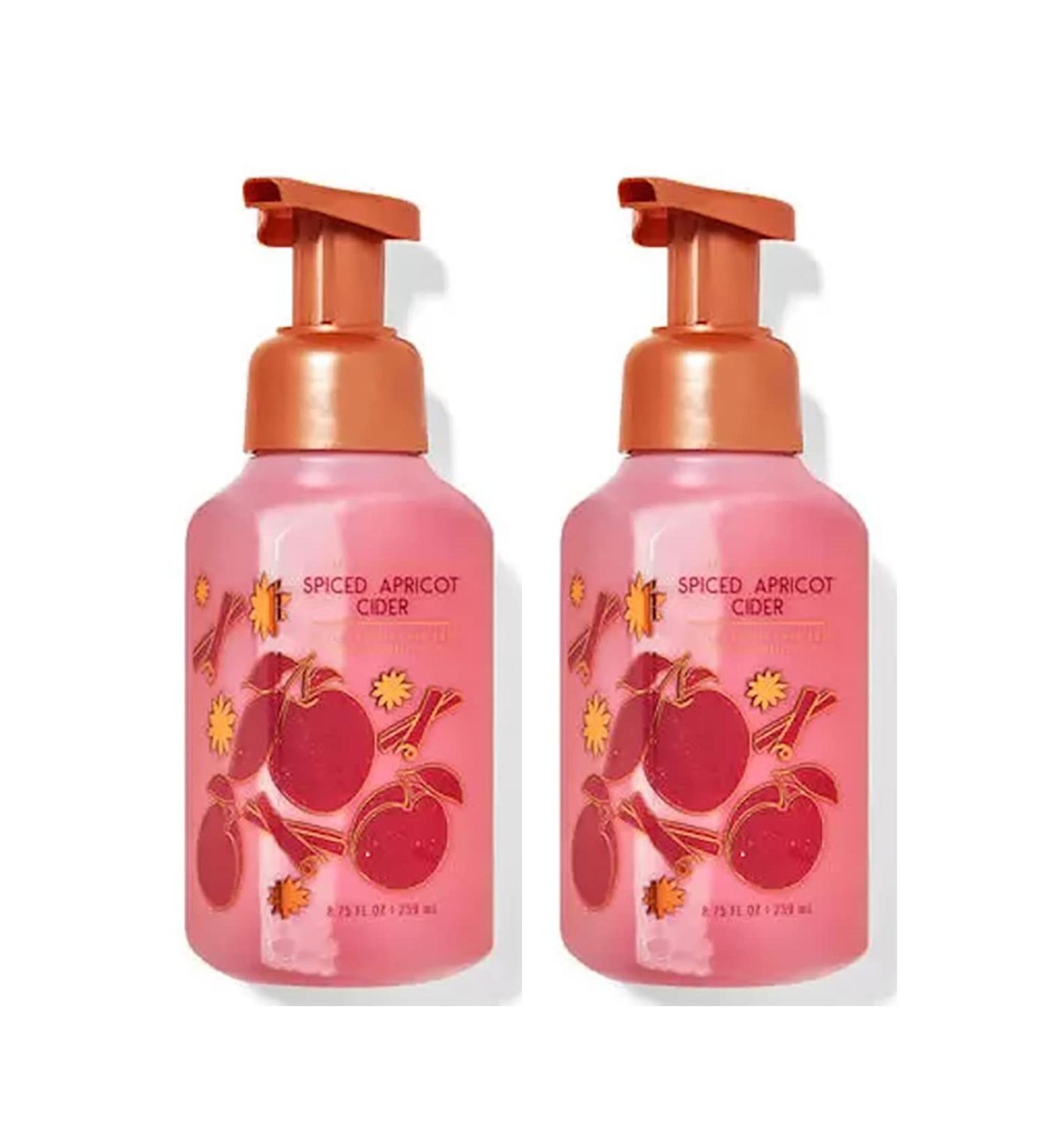 Bath & Body Works Spiced Apricot Cider Gentle Foaming Hand Soap 8.75 Ounce 2-Pack (Spiced Apricot Cider)