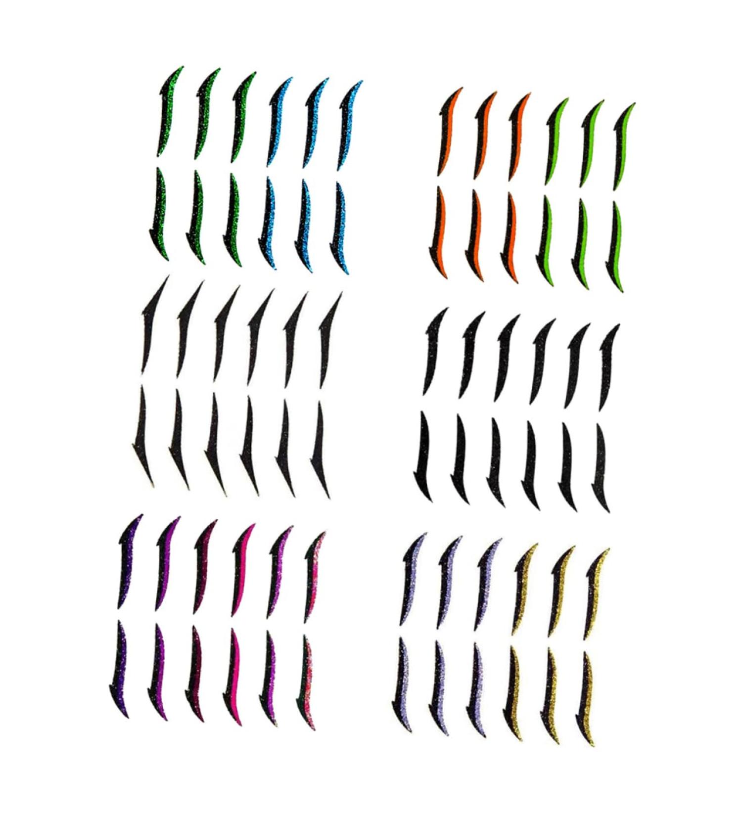 Healvian 18 Pcs Eyeliner Beauty Products Lash Tape Invisible Eyelid Stickers Reusable Eyelid Stickers Plastic - Buy Online on GoSupps.com