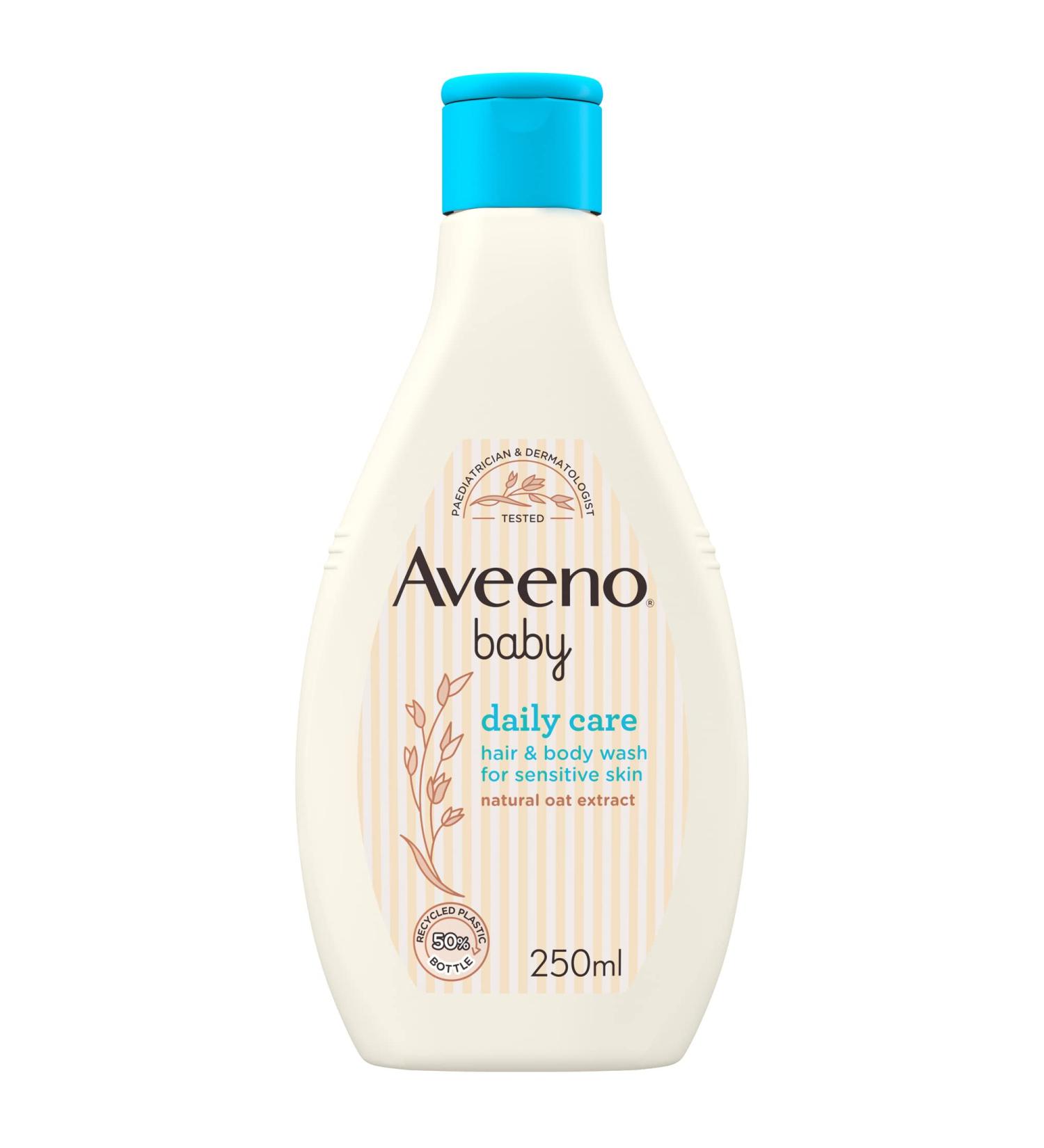 Aveeno Baby Daily Care Hair and Body Wash 250ml - Gentle Hair & Body Wash for Babies - Buy Online on GoSupps.com