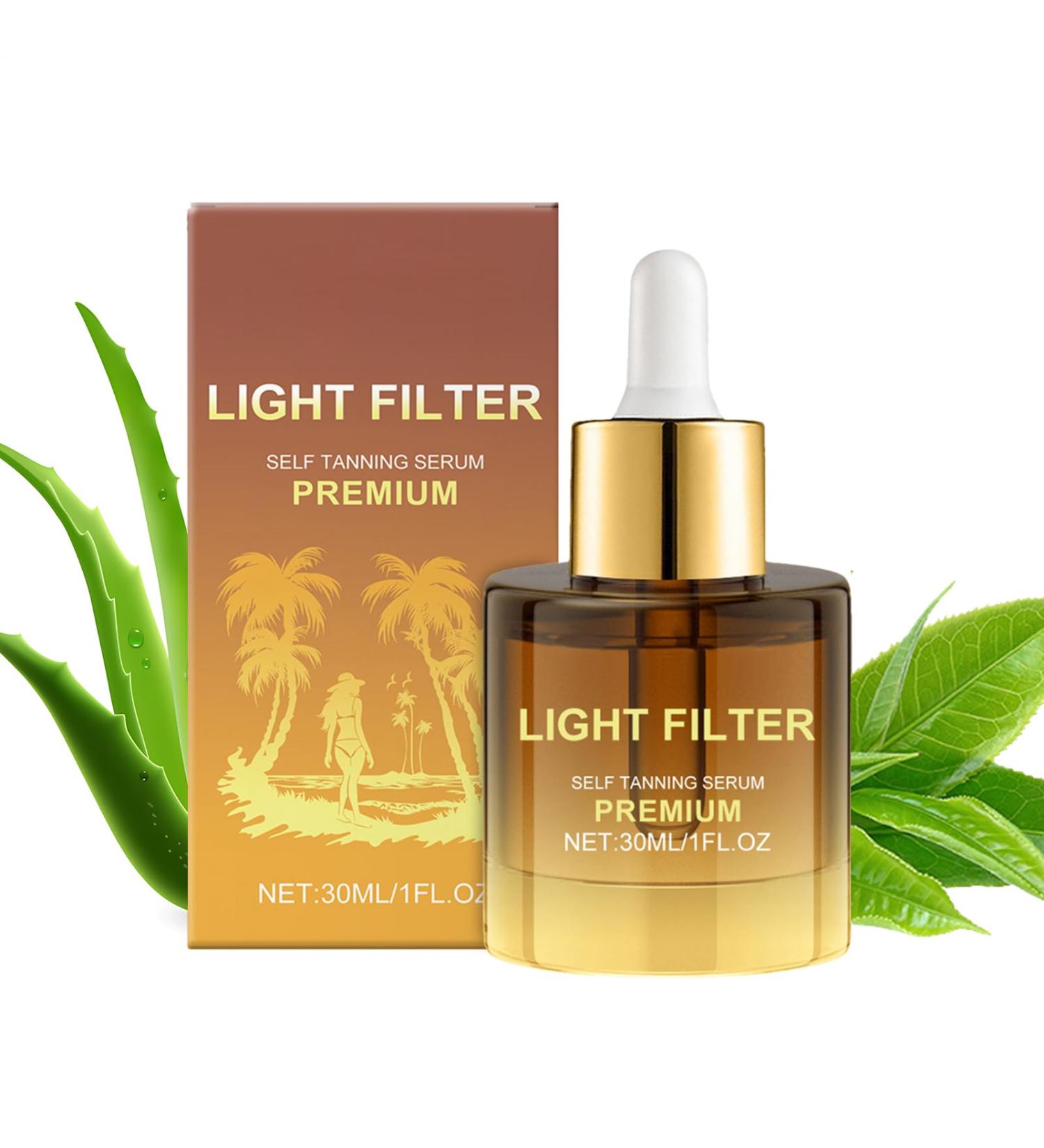 Selftanning lotion 30 ml tanning drops with moisture care natural bronze fluid with hydration for face body men and women tanning solution - Buy Online on GoSupps.com