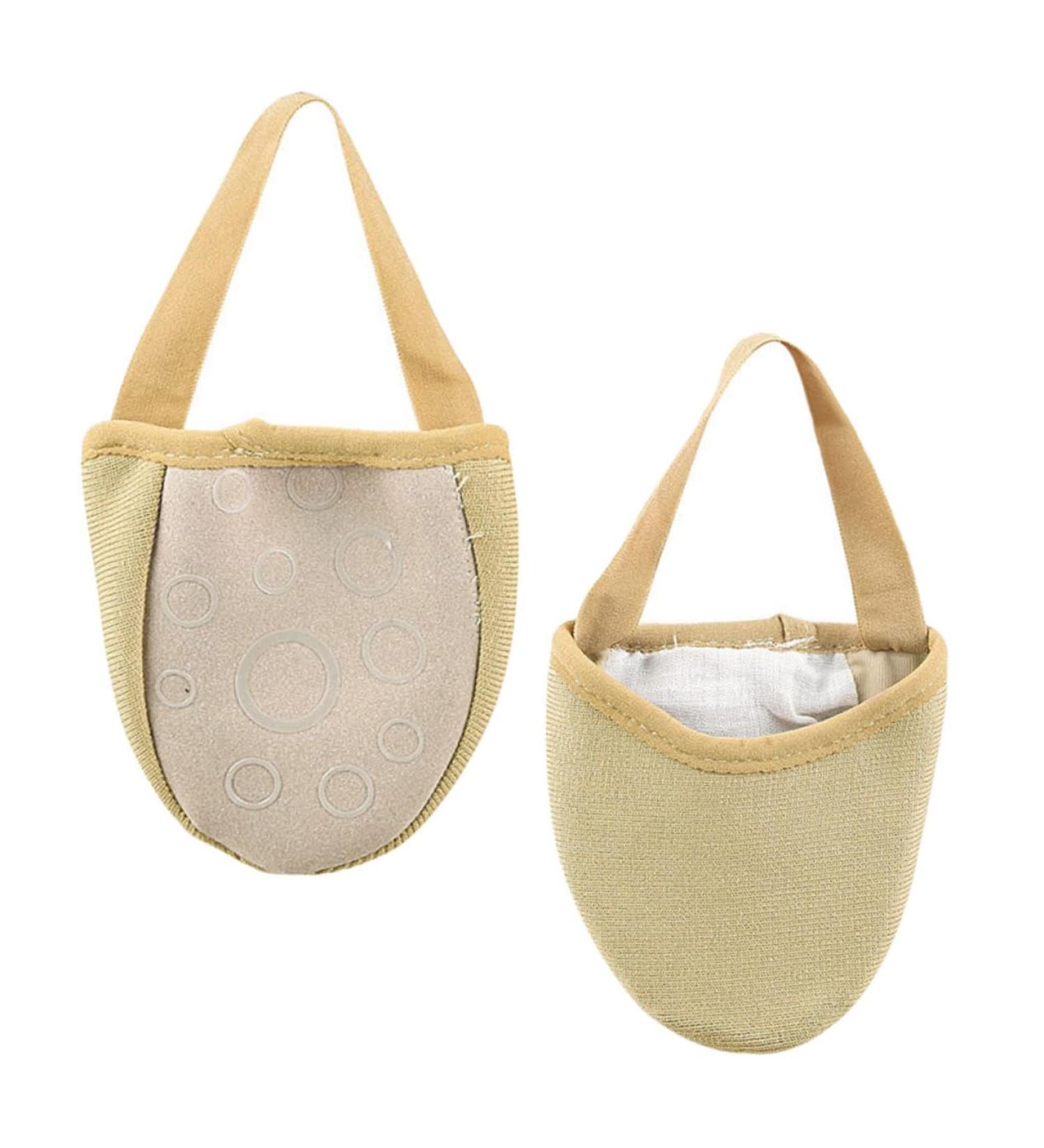 Yoga Toe Protector Shoes - 2 Pairs Sweat-Absorbent Forefoot Pads for High Heels | Breathable Cushion Socks - Buy Online on GoSupps.com