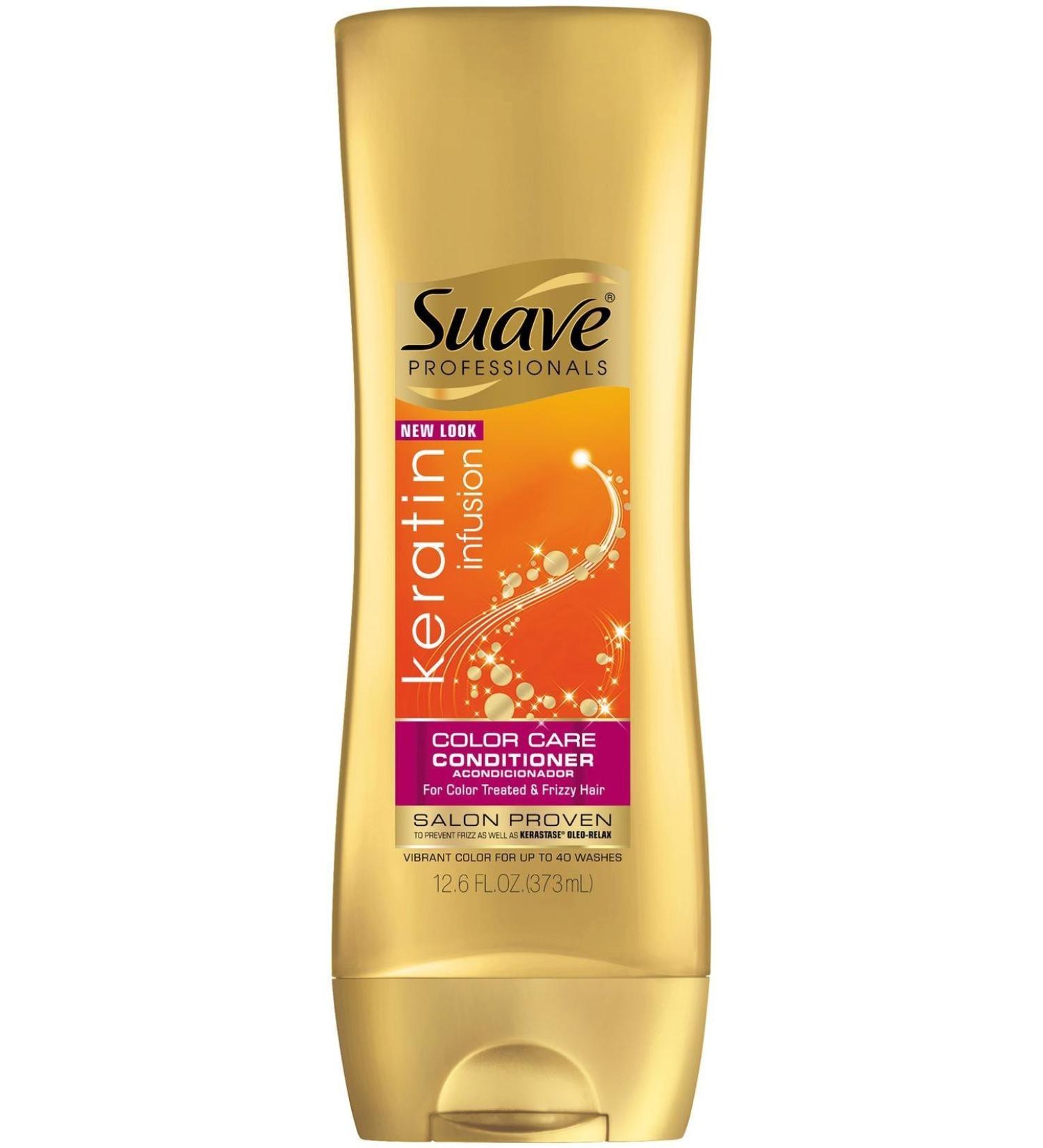Suave Professionals Conditioner - Keratin Infusion Color Care - 12.6 oz 12.6 Fl Oz (Pack of 1)
