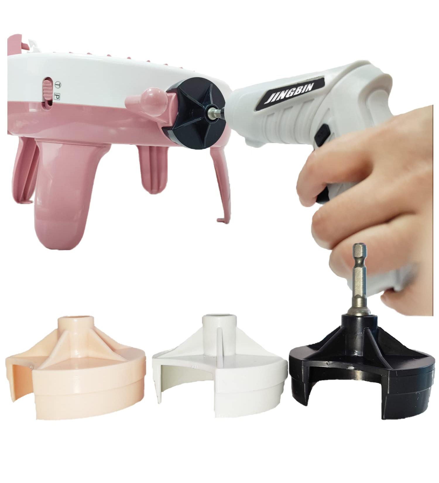 Knitting Machine Drill Attachment for Sentro - Quick Knit Power Adapter - Compatible with Sentro and Jamit Loom Machines - Buy Online on GoSupps.com