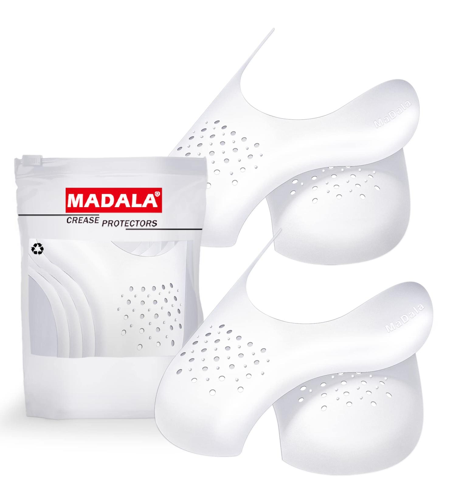 Madala Crease Protectors for Air Force Sneaker Shoes - 2 Pair Set | Anti-Crease Guards for Men's Shoes US Size 7.5-12 - White - Buy Online on GoSupps.com