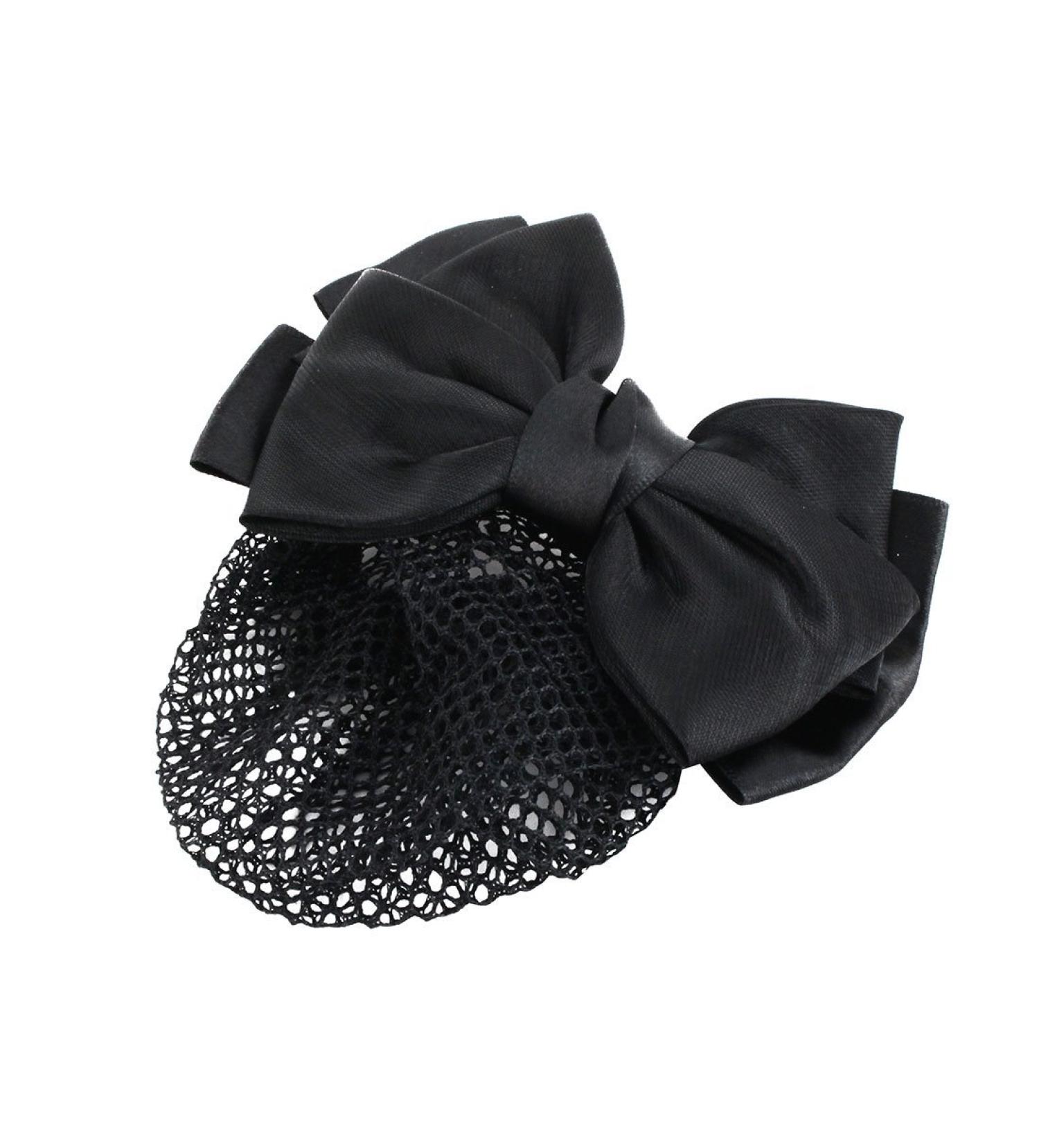 Sourcingmap Woman Snood Net Black Bowknot Detail French Clip Hair Barrette - Buy Online on GoSupps.com