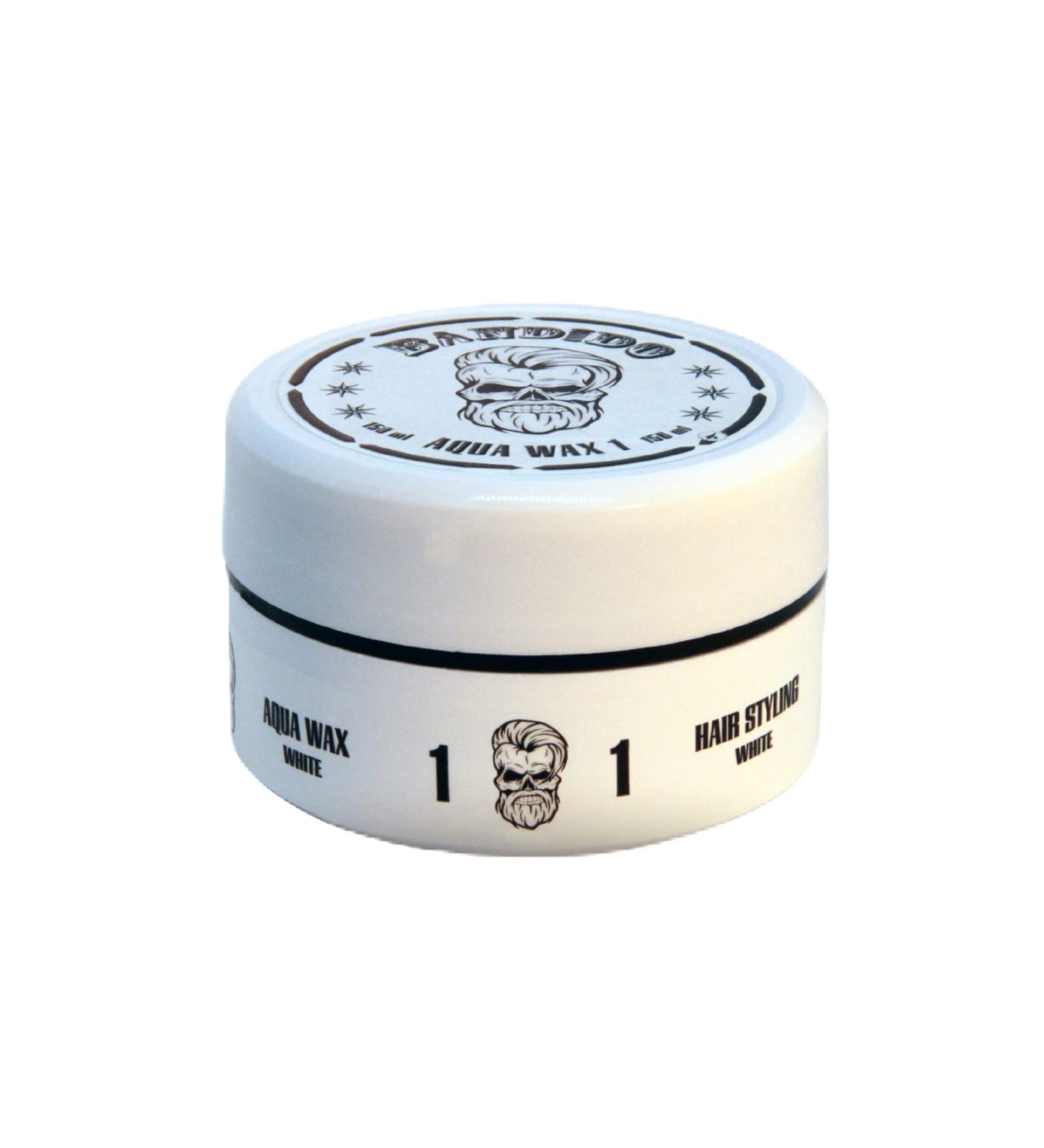 Bandido Aqua 1 Wax Bright White 150ml | Hair wax for men | Aqua Hair Wax Strong Hold | Hair gel masculine 150 ml (1 pack)