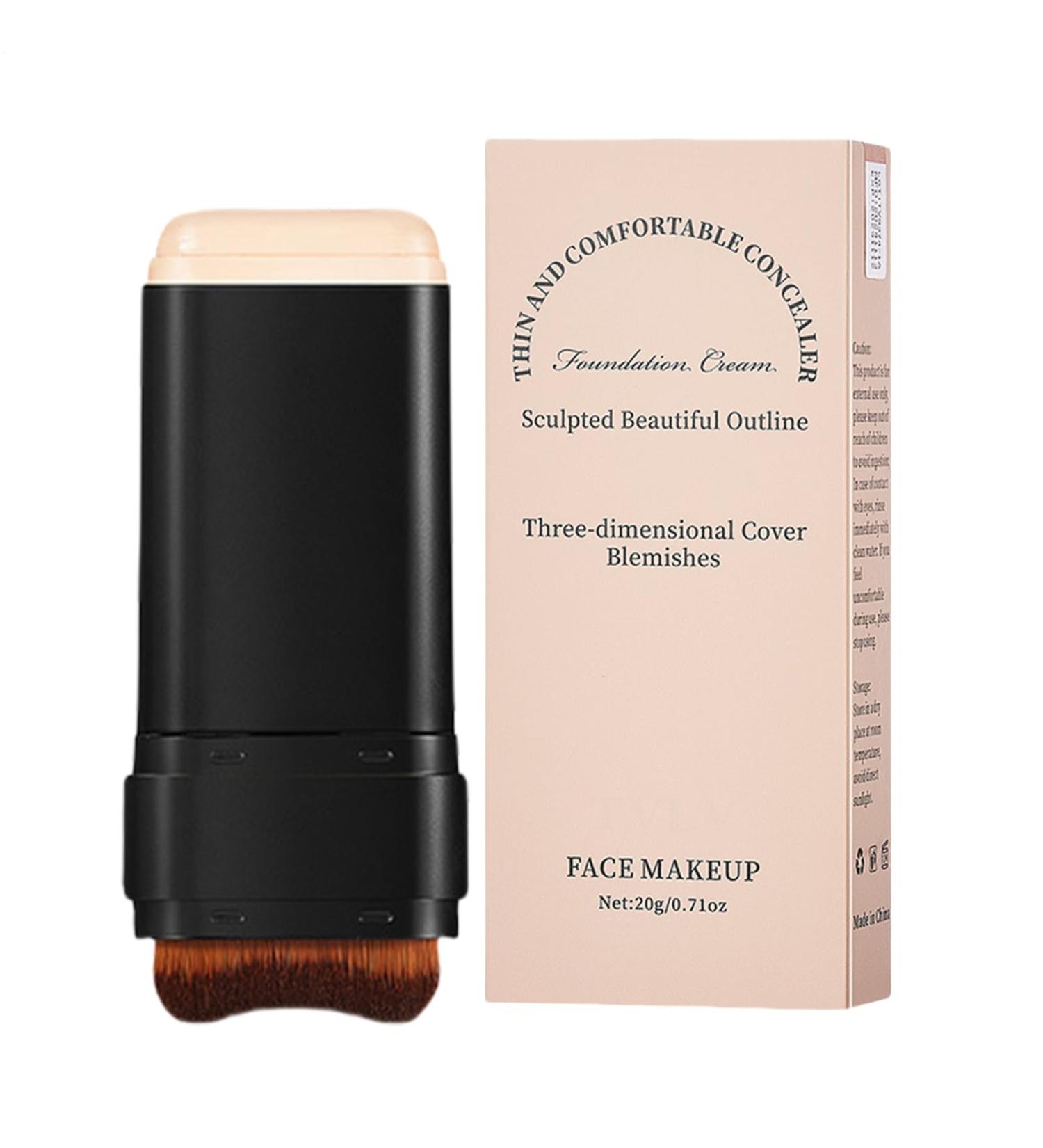 gifyym Umriss Stick Stick stick corrector cream foundation with brush natural opaque branch foundation for full coverage with brush Twig moisturizing makeup revolution for Christmas 02 - Buy Online on GoSupps.com