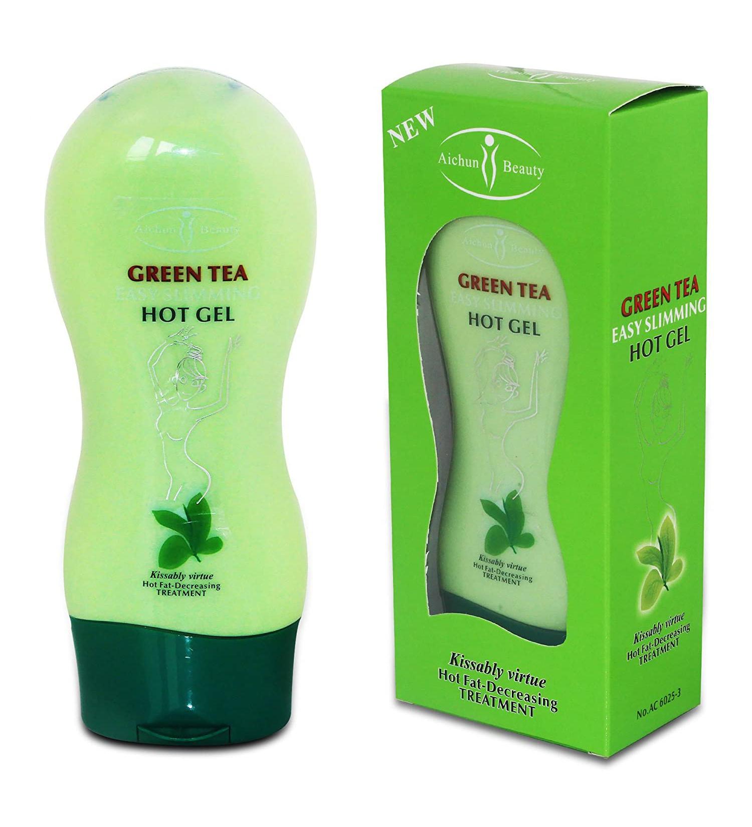 AICHUN BEAUTY Green Tea Paprika Slimming Gel - Full-Body Fat Burning Cream for Fast Weight Loss & Anti-Cellulite Treatment - 250g - Buy Online on GoSupps.com