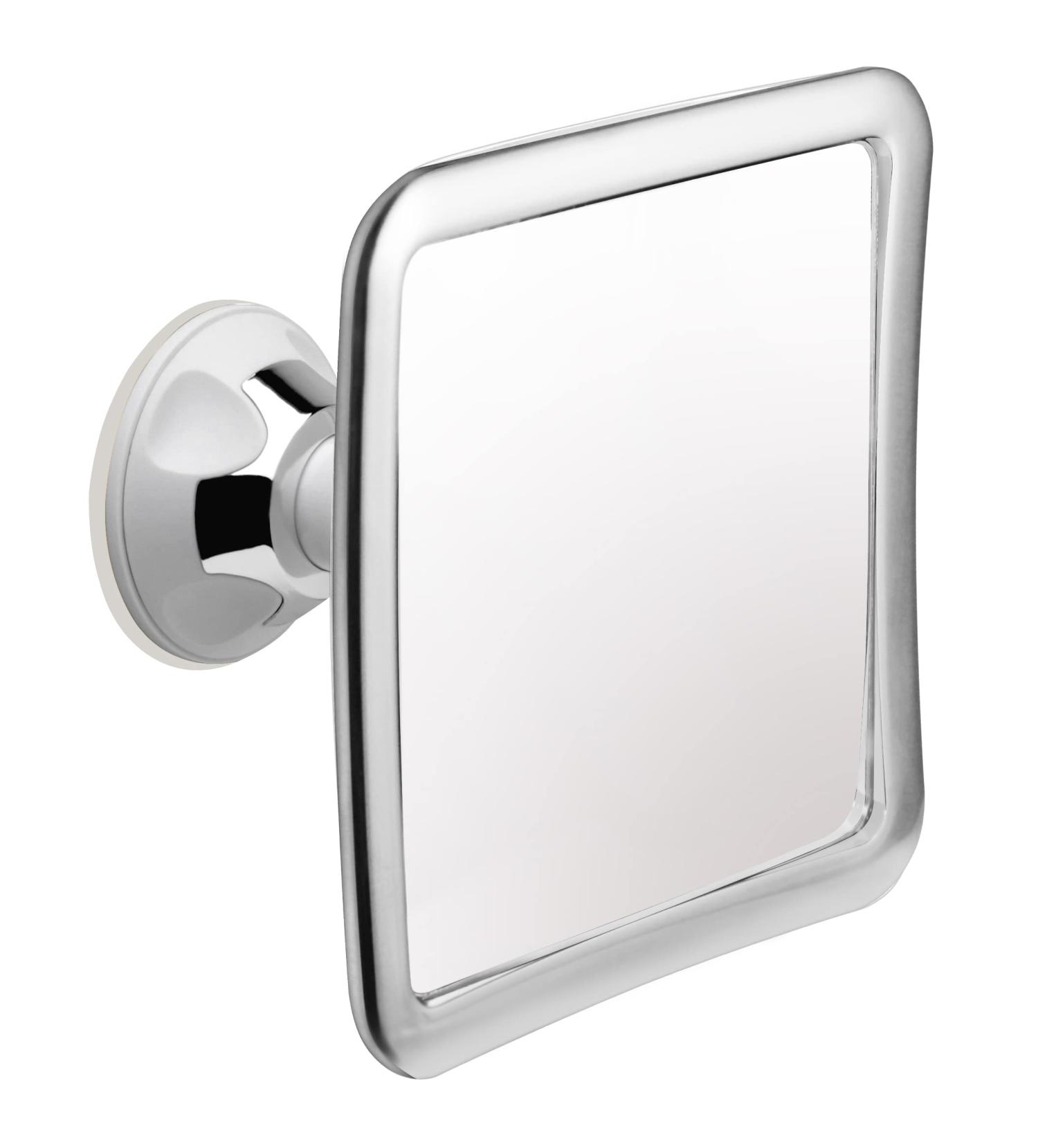Mirrorvana Fogless Shower Mirror for Shaving | Anti-Fog, Shatterproof, 360 Swivel | 6.3x6.3 (Chrome) - Buy Online on GoSupps.com