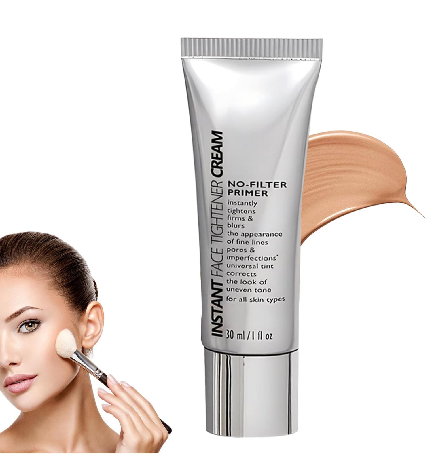 Face Tightener No-Filter Primer Instant Face Tightener Instant Skin Firmer Face Blurring Primer for Face Before Makeup for All Skin Types 30ml/1fl. oz (1PC) - Buy Online on GoSupps.com