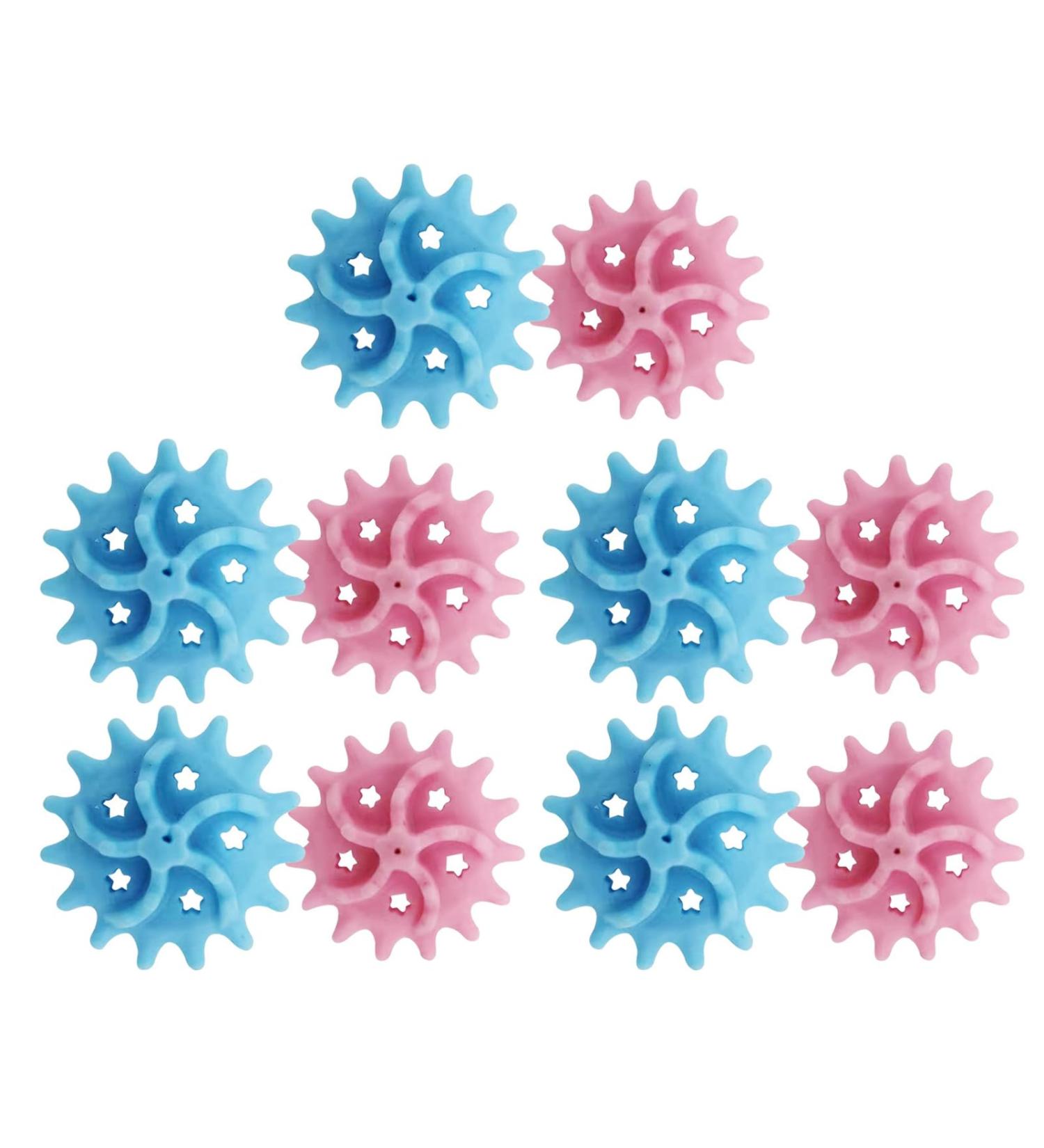 Tainrunse Laundry Wash Ball Washing Machine Laundry Cleaning Ball Remove Dirt Mini Blue & Pink - Buy Online on GoSupps.com