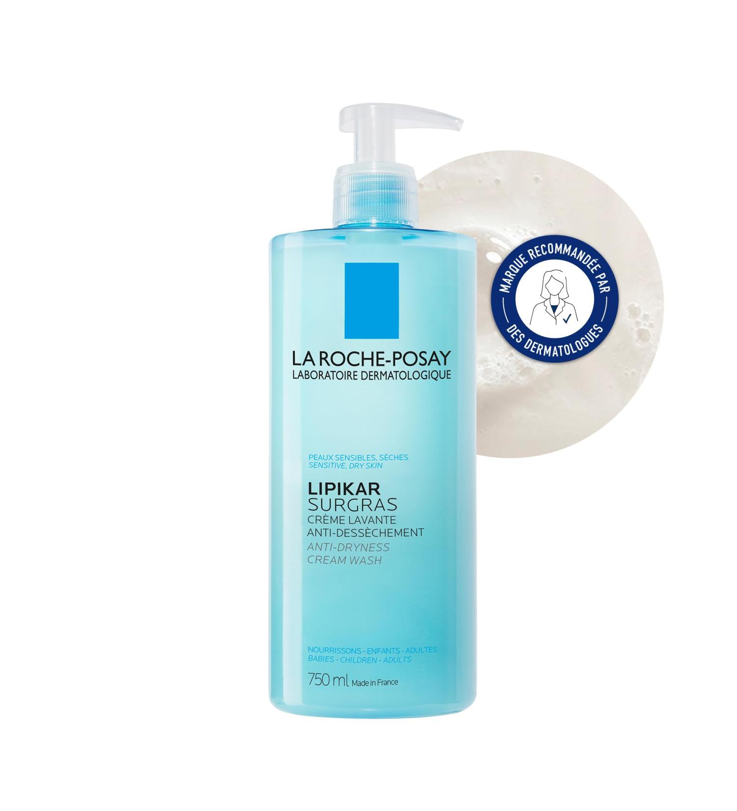 La RochePosay LA ROCHE POSAY Lipikar Surgras 750ML - Buy Online on GoSupps.com