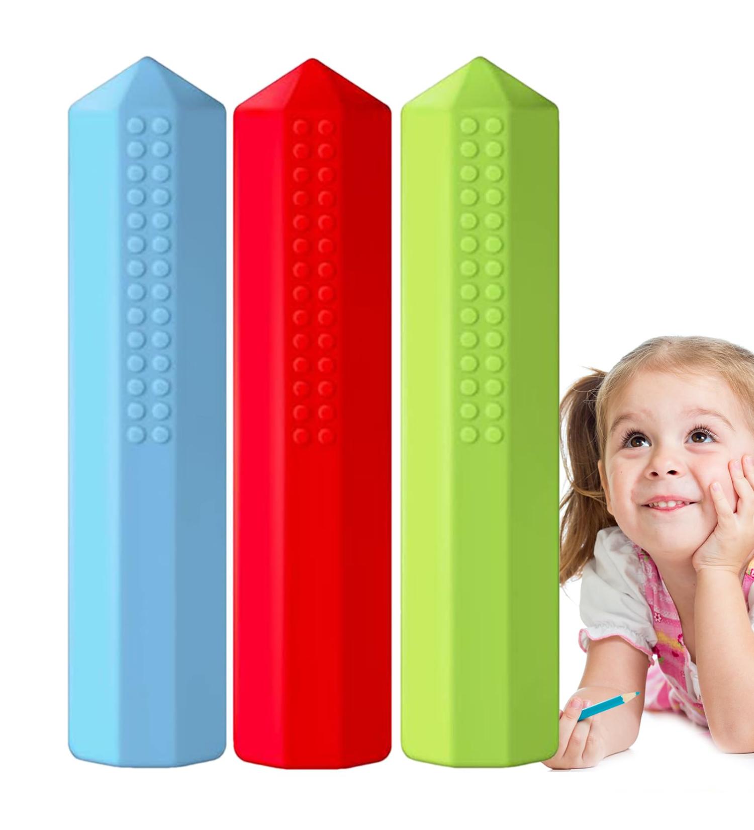 Ranley Tough Pencils - Silicone Scented Pencil Chewing Attachments for Kids | Perfect Party Gifts & Sensory Toys - Buy Online on GoSupps.com