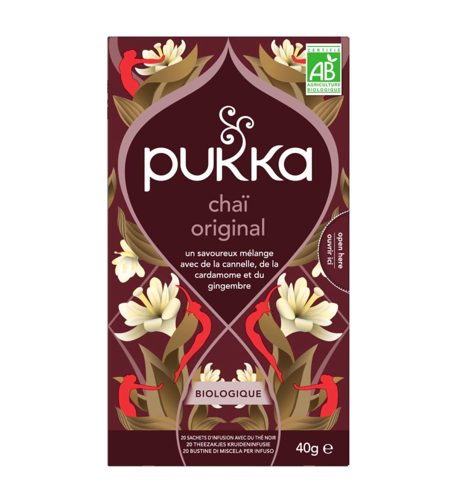 Pukka Cha Bio Original Biologique et Ayurv dique Relaxant 100% des Ingr dients Issus du Commerce Equitable 20 Sachets - Buy Online on GoSupps.com