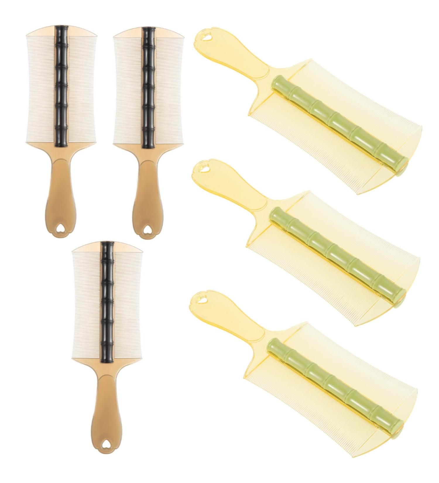 6pi ces Peigne Antipelliculaire Double Face avec Manche Long pour Cheveux Fins et Chevelu Sec limine les Pellicules Puces - Buy Online on GoSupps.com
