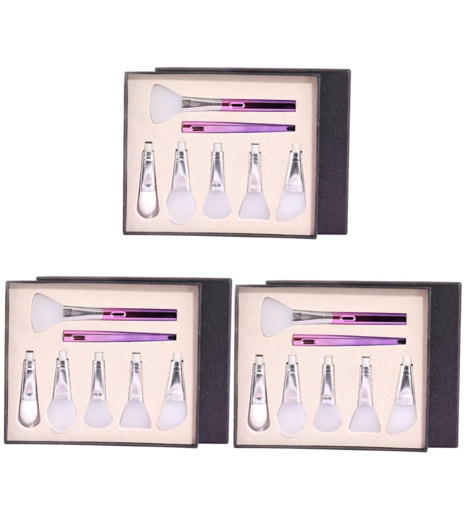 FRCOLOR 3 Sets Mask Brush Set Facial Mask Brush Makeup Brush Skincare Brush Set Skin Care Tools Makeup Applicator Mask Tool Sleeping Mask Brush Silicone Mask Applicator To Sleep Apply Abs - Buy Online on GoSupps.com