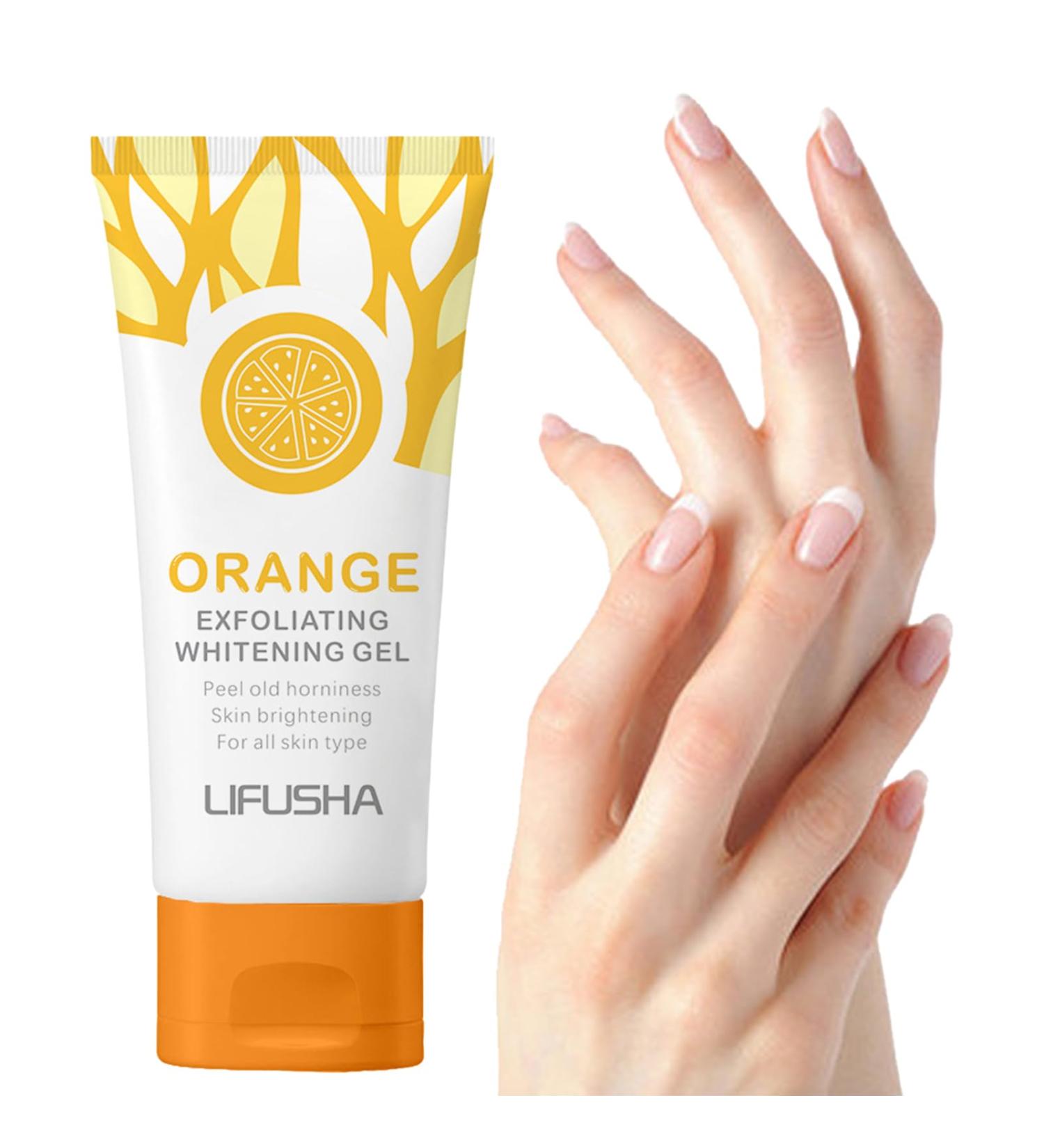 Brightening Body Scrub Orange Butt Scrub Wash - Natural and Effective Organic Resurfacing Brightening Body Scrub 50g for All Skin Types Sensitive Skin Aokley - Buy Online on GoSupps.com