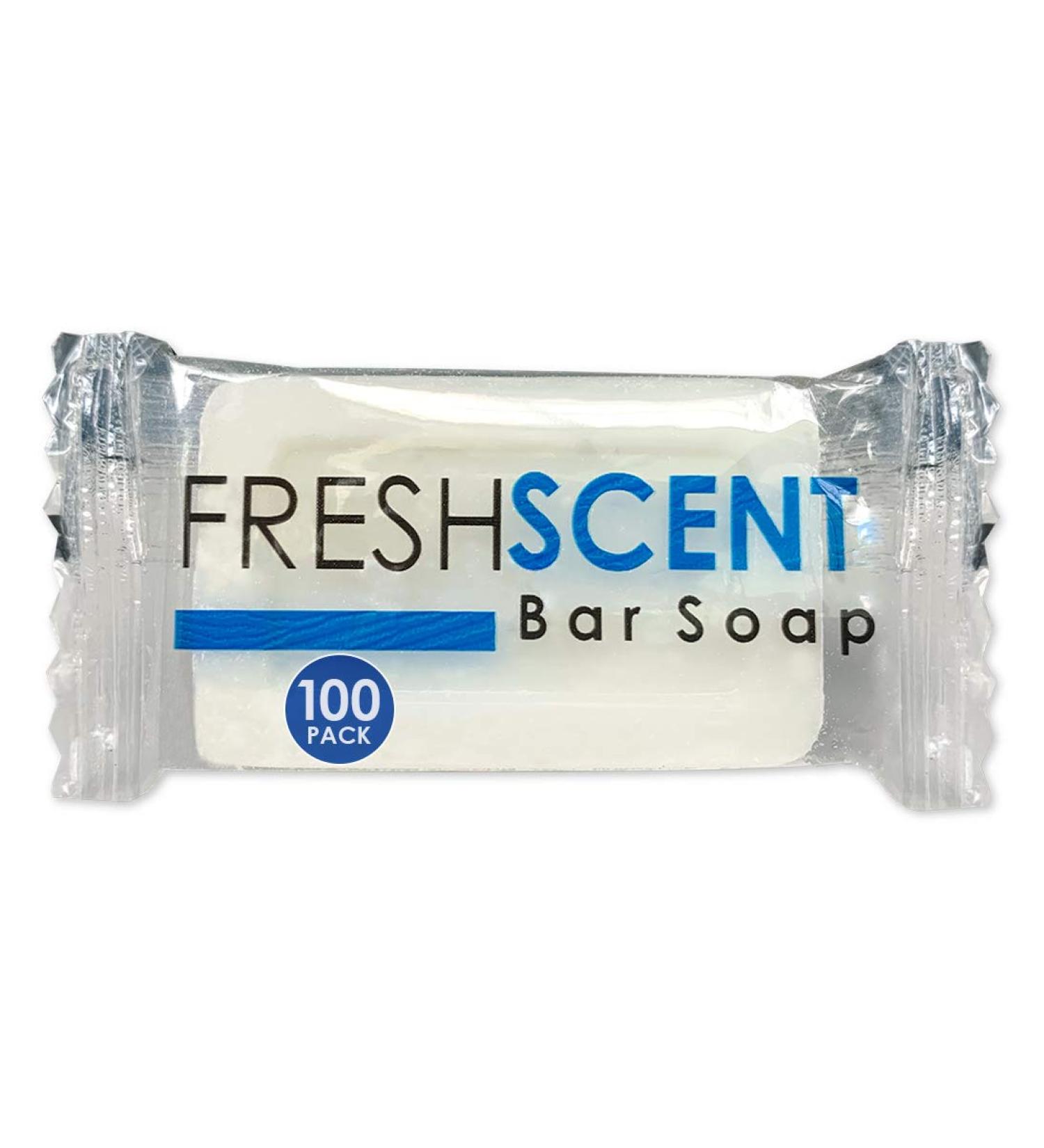 Freshscent 0.5 oz Bar Soap (100 Pack) - Individually Wrapped Vegetable Based Amenities for Hospitality - Buy Online on GoSupps.com