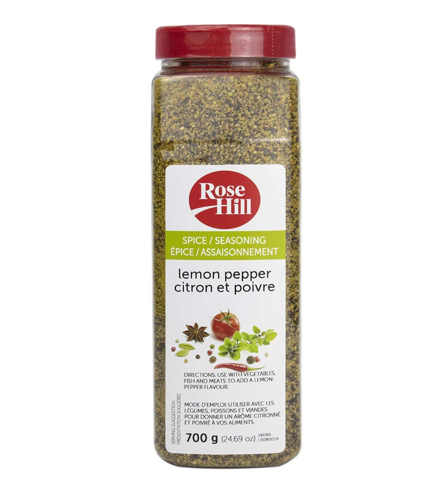 Rose Hill Lemon Pepper Seasoning Spice 700 Grams - Buy Online on GoSupps.com