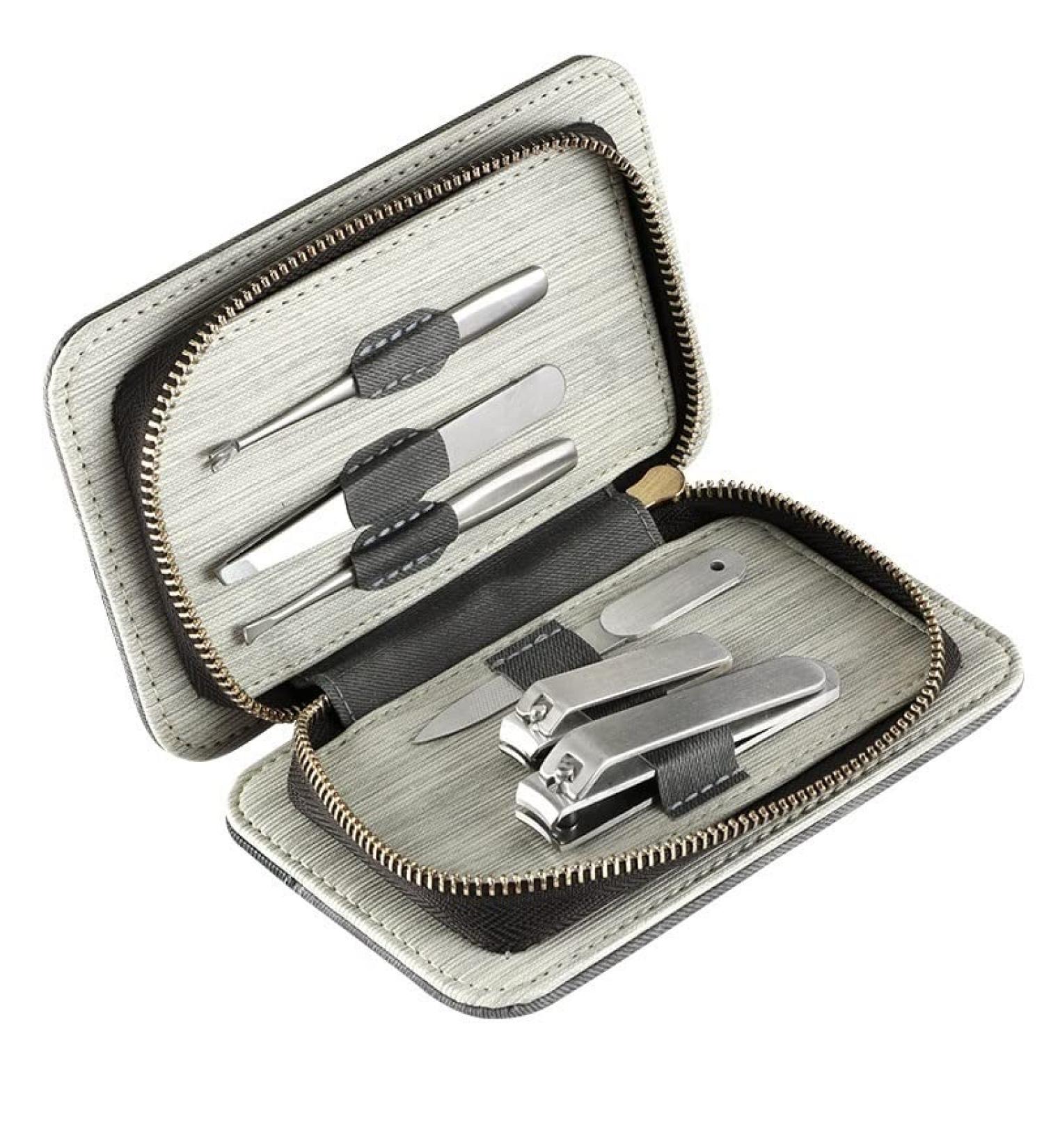 Nail Clippers Set 6 Pieces Or 8 Pieces of Stainless Steel Thick Nail Clippers Nail Clippers Zipper Bag Nail Clippers Set Professional Manicure Knife Trim Nail Pedicure Tools for Feet (Color : A) - Buy Online on GoSupps.com