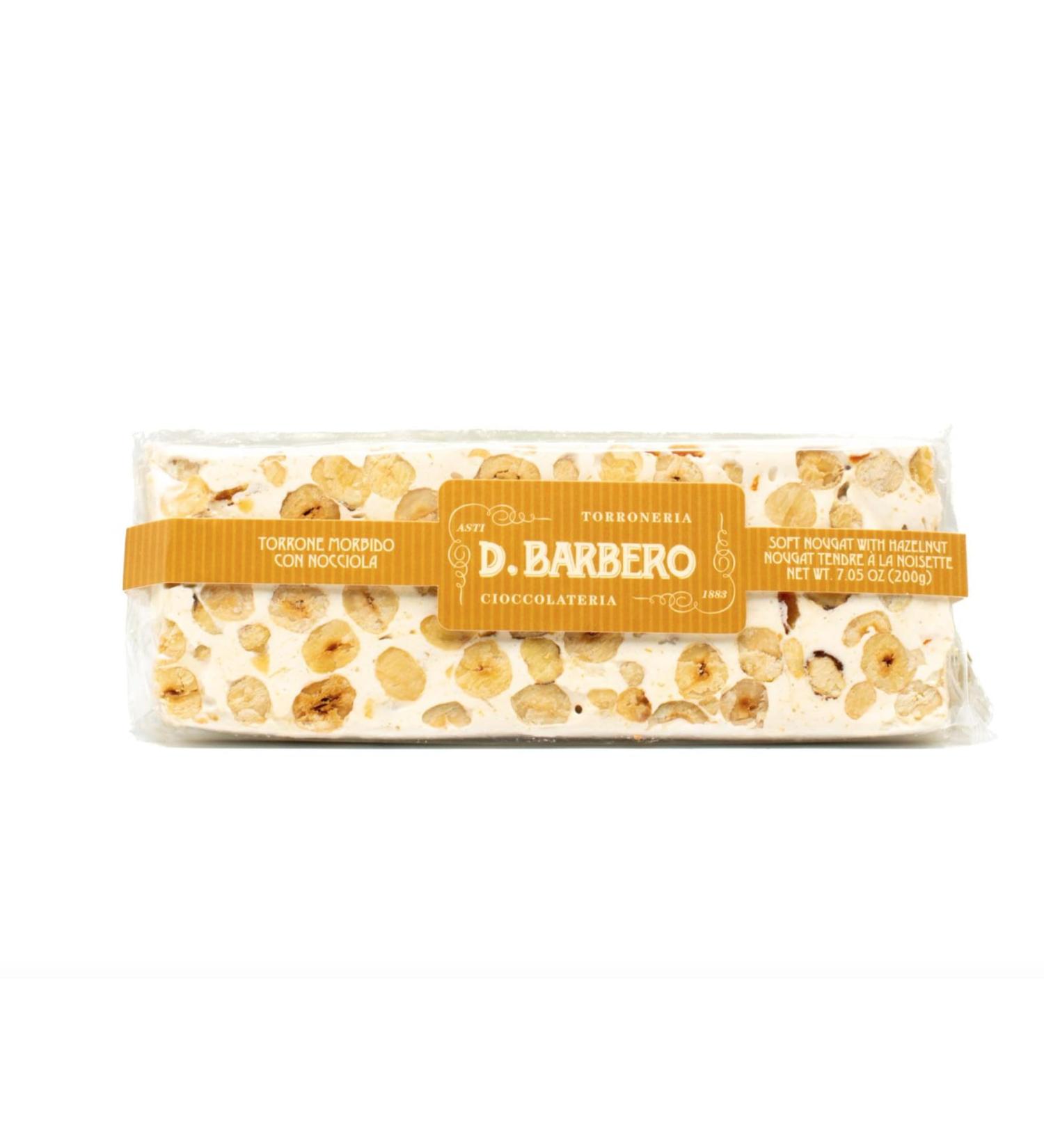 D. Barbero soft artisanal nougat with Piedmont hazelnuts IGP 200g