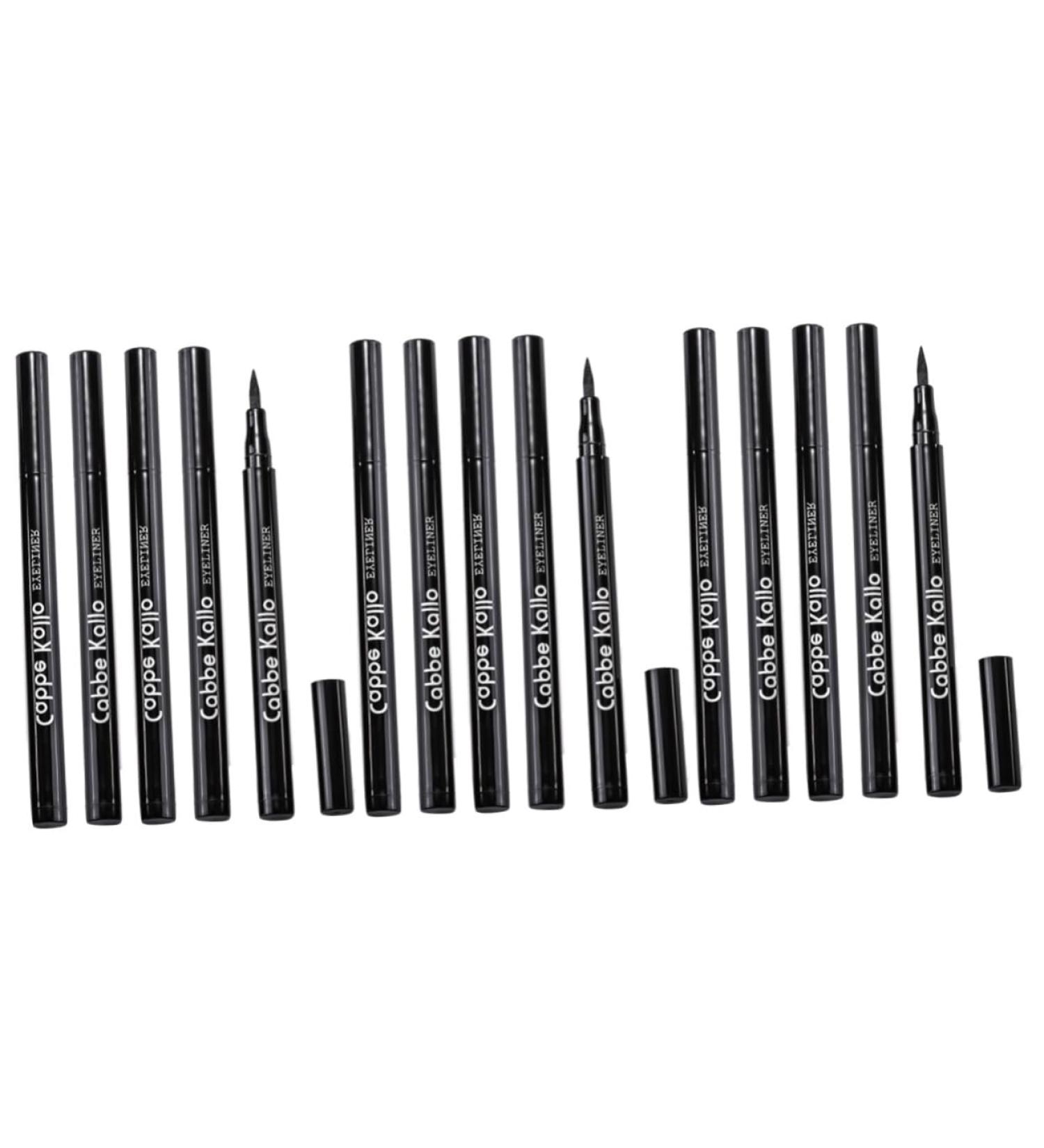 Beavorty 15 pcs Gel Tool Pen Eyeliner Eye Black Smudge-proof Liquid Ladies Dry Waterproof Women Fast Makeup 1 count (Pack of 1) As Shownx3pcs - Buy Online on GoSupps.com