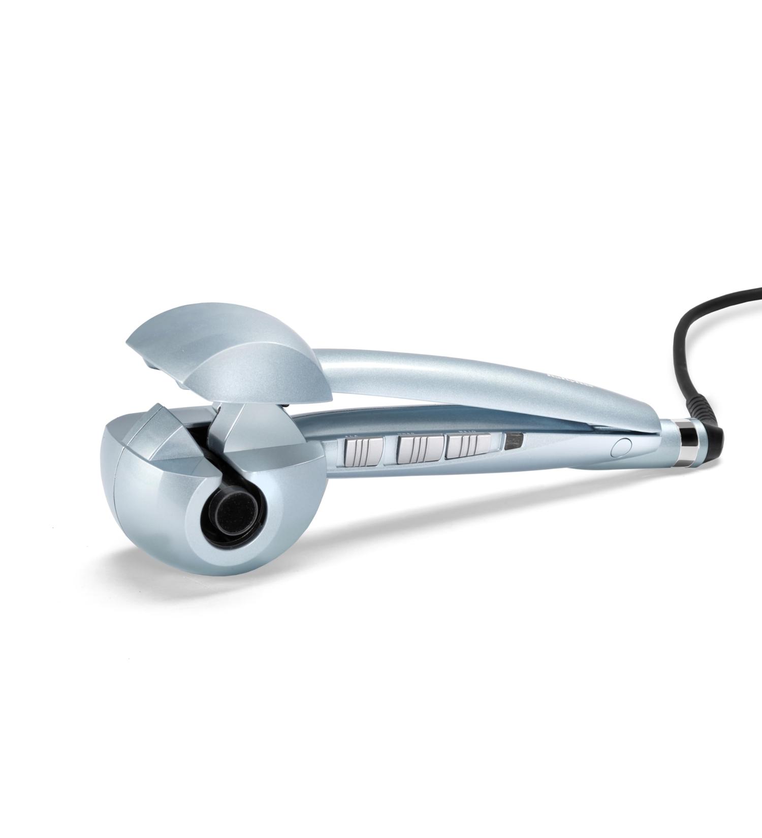 BaByliss Hydro Fusion Anti Frizz Curl Secret Automatic Hair Curler & Waver - Blue - Buy Online on GoSupps.com