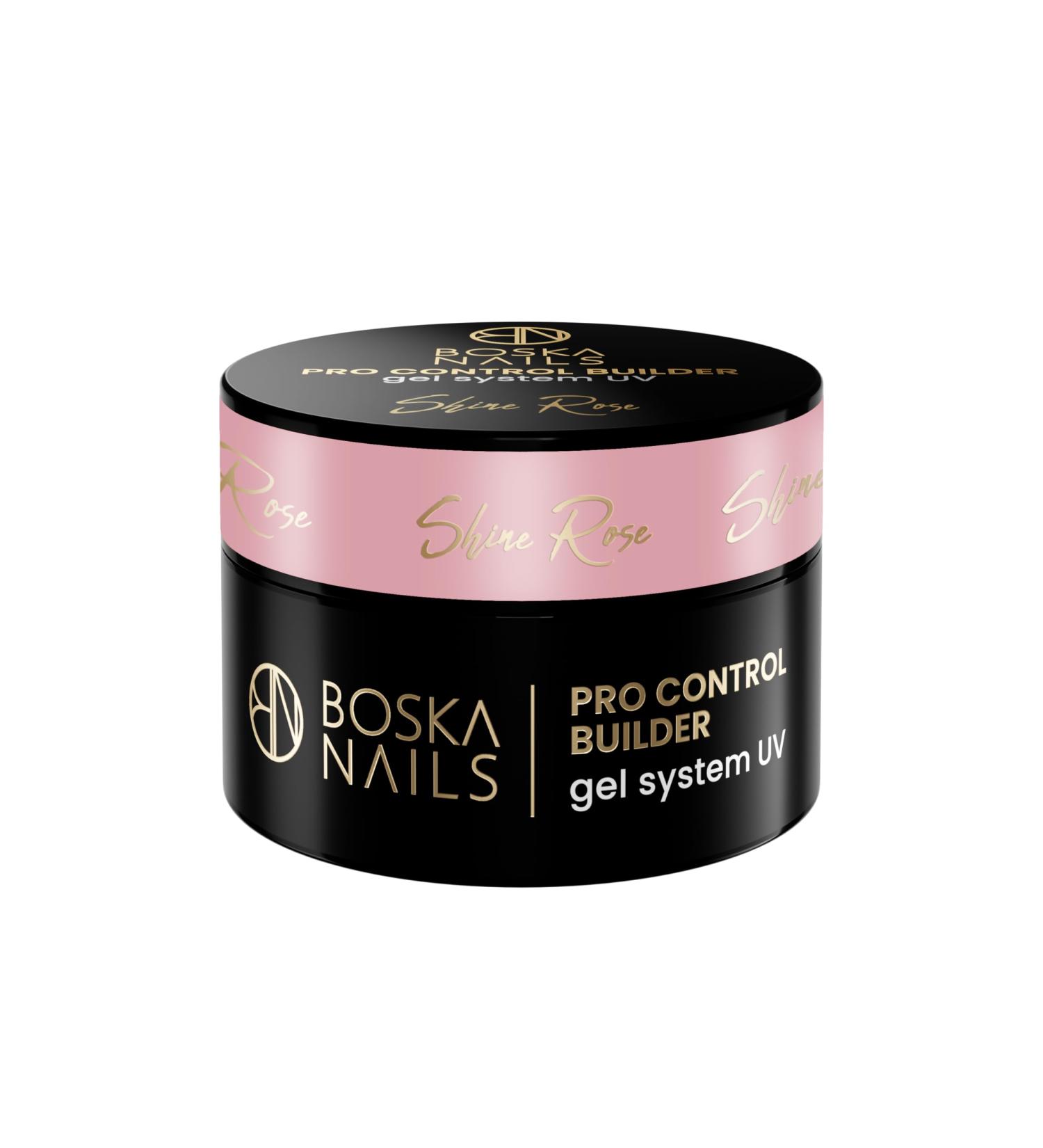 Divine Nails Pro Control Builder Gel System UV Shine Rose 15 ml