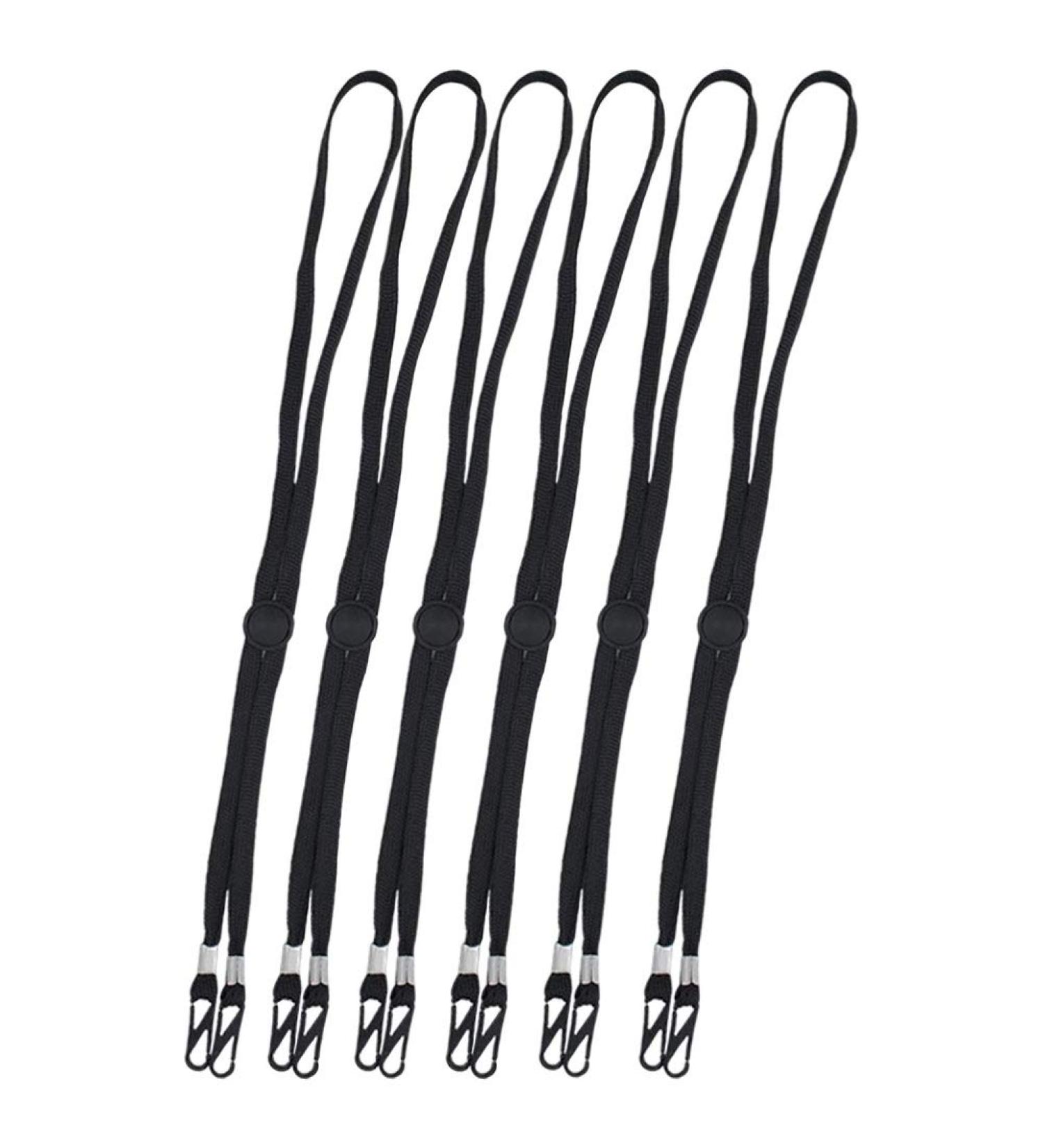 Adjustable Length Lanyard Extension for Masks - Ear Protection Bracket - Unisex - Free Storage Bag - Black - Buy Online on GoSupps.com