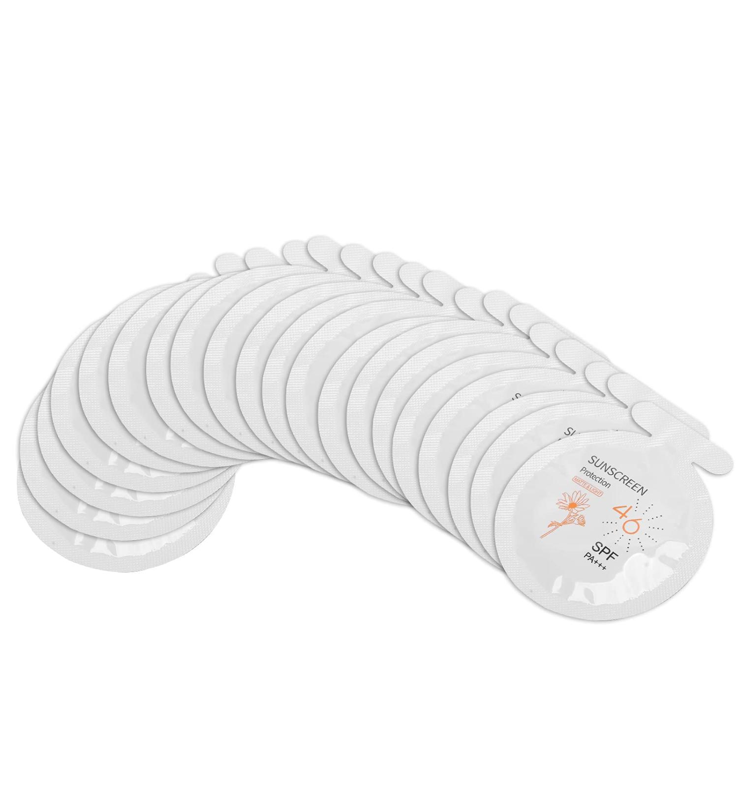 Mini Sunscreen Wipes Bulk Pack - Individually Wrapped SPF 50 Sunscreen Packets (20 Bags) - Buy Online on GoSupps.com
