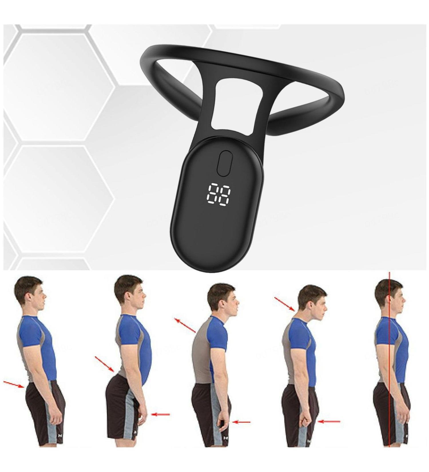 Shoulder Posture Corrector with Sensor Vibration Reminder Invisible Smart Posture Corrector Help You Keep A Good Habit of Your Posture Black - Buy Online on GoSupps.com