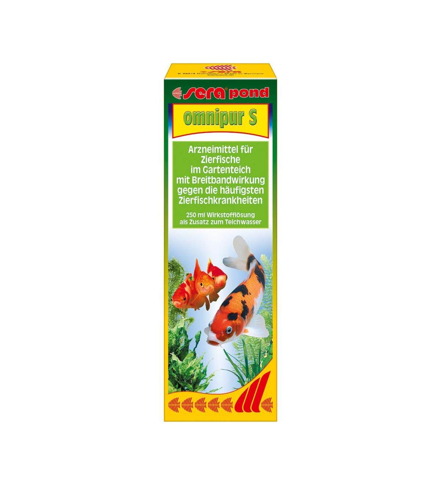 Buy Sera Pond Omnipur 250ml - Effective Water Conditioner for Pond Fish Diseases | International Shipping Available - Buy Online on GoSupps.com