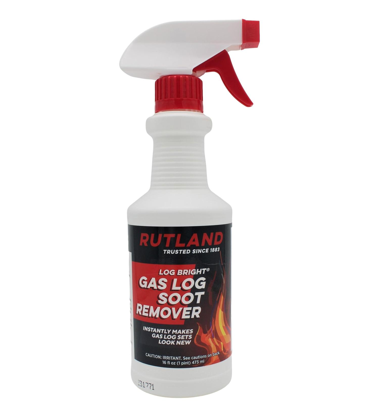 Rutland Products Rutland 570-6 Bright Gas Log Soot Remover 16 Fluid Ounce No Size White Fl Oz