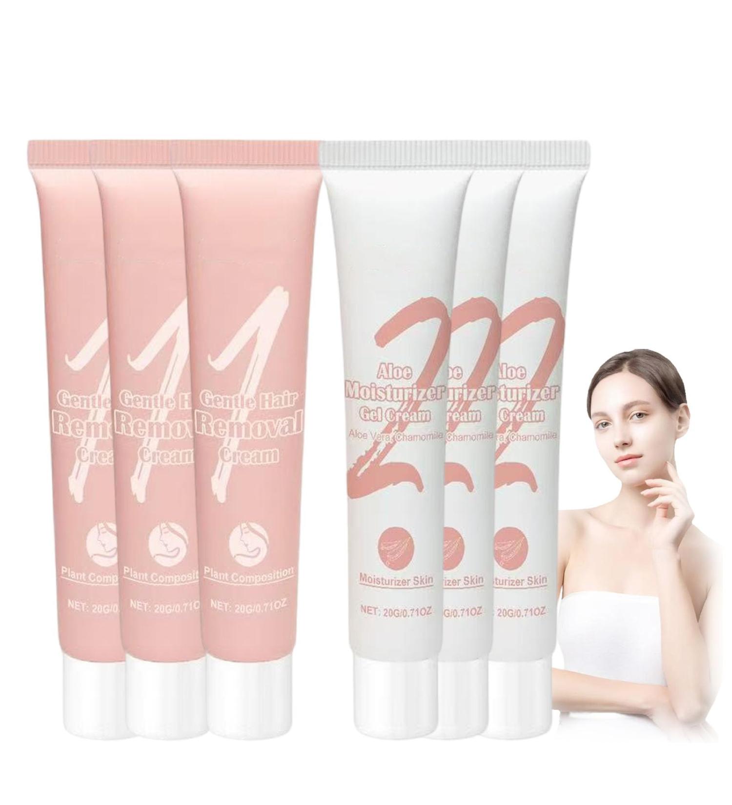  JIAOY Auures Set of 3 facial hair removal creams for men and women - Buy Online on GoSupps.com