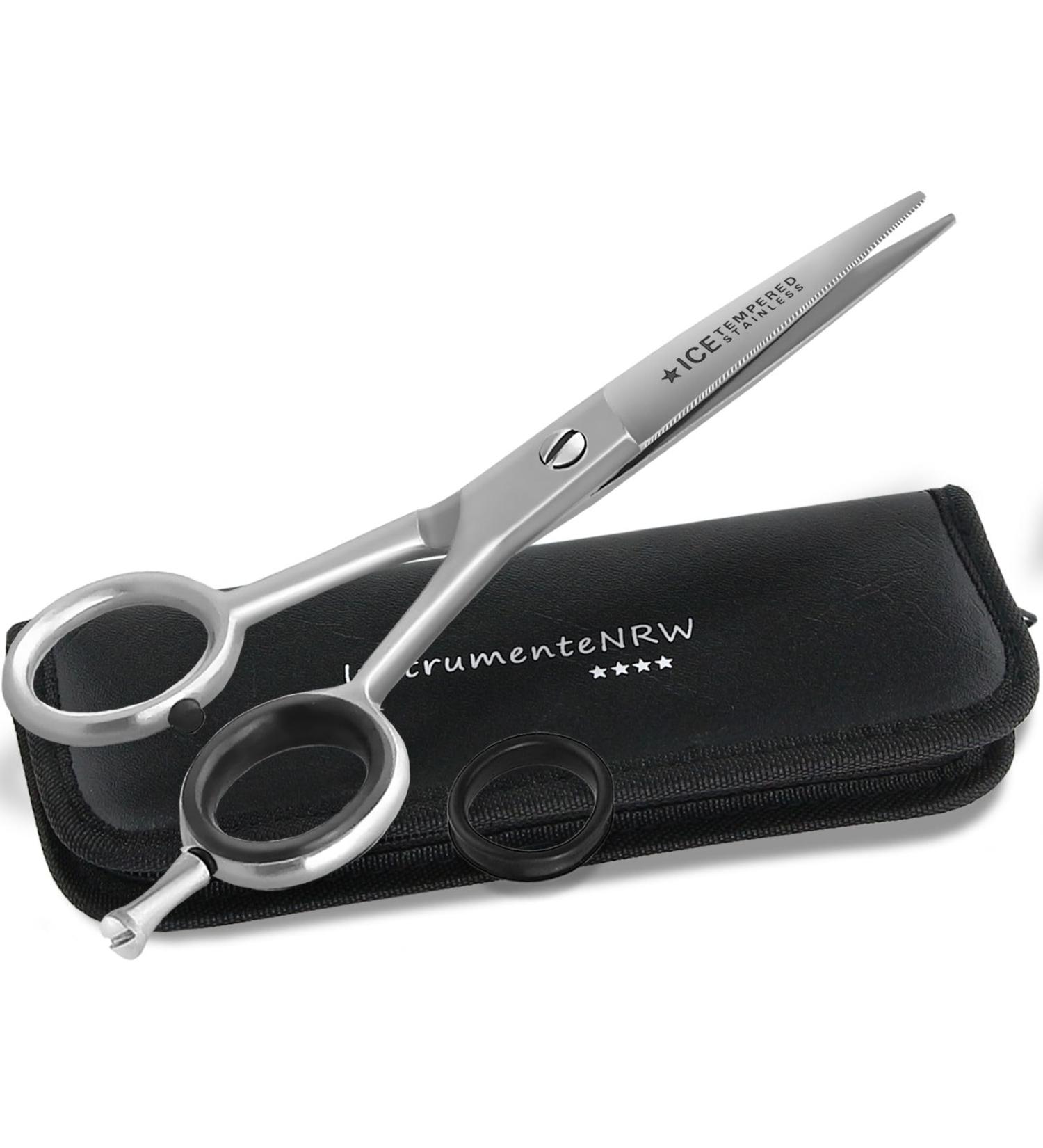 Buy Premium 5-Inch Japanese Hairdressing Scissors with Micro Toothing & Storage Case - Solingen Quality - Buy Online on GoSupps.com