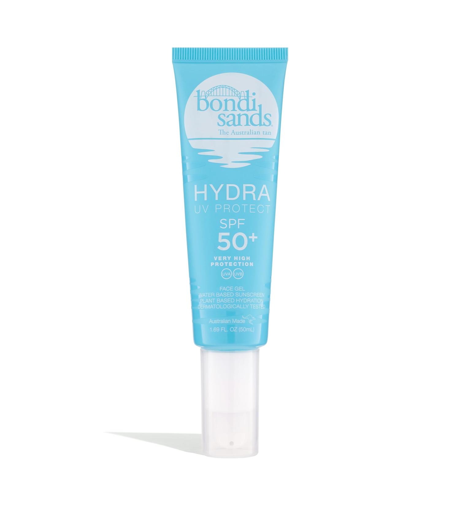 Bondi Sands Hydra UV Protect SPF 50+ Face Gel | Provides UVA & UVB Protection | Infused with ethically sourced algae | 50ml/1.69 FL OZ - Buy Online on GoSupps.com