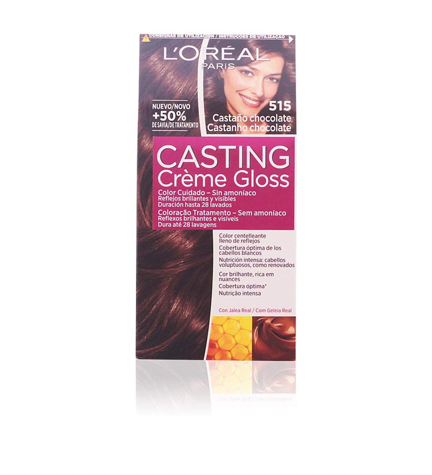 L'Or al Casting Cr me Gloss Hair Color - 600g Medium Brown (Casta o Medio) - 6 Pack | Shop Internationally - Buy Online on GoSupps.com