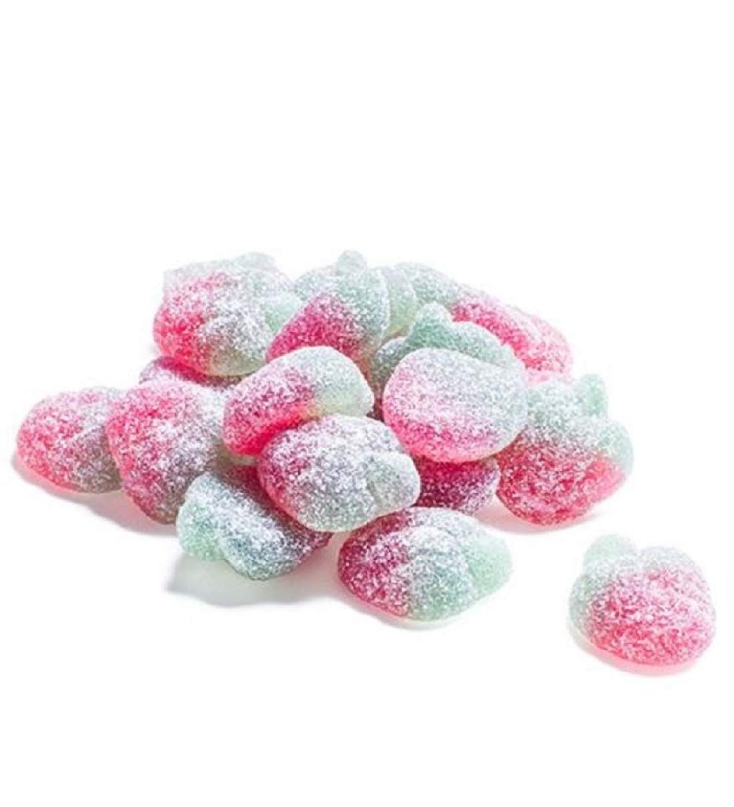 Matthijs 1kg of matthijs Vegetarian Fruit Rubber and Vegetarian Acid Strawberries in a Bag