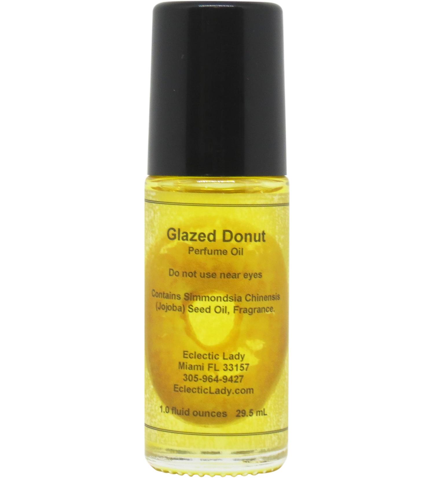 Glazed Donut Perfume Oil - 1 Oz Roll-On Fragrance with Essential Oils | Long-Lasting Delightful Scent for Daily Use - Buy Online on GoSupps.com