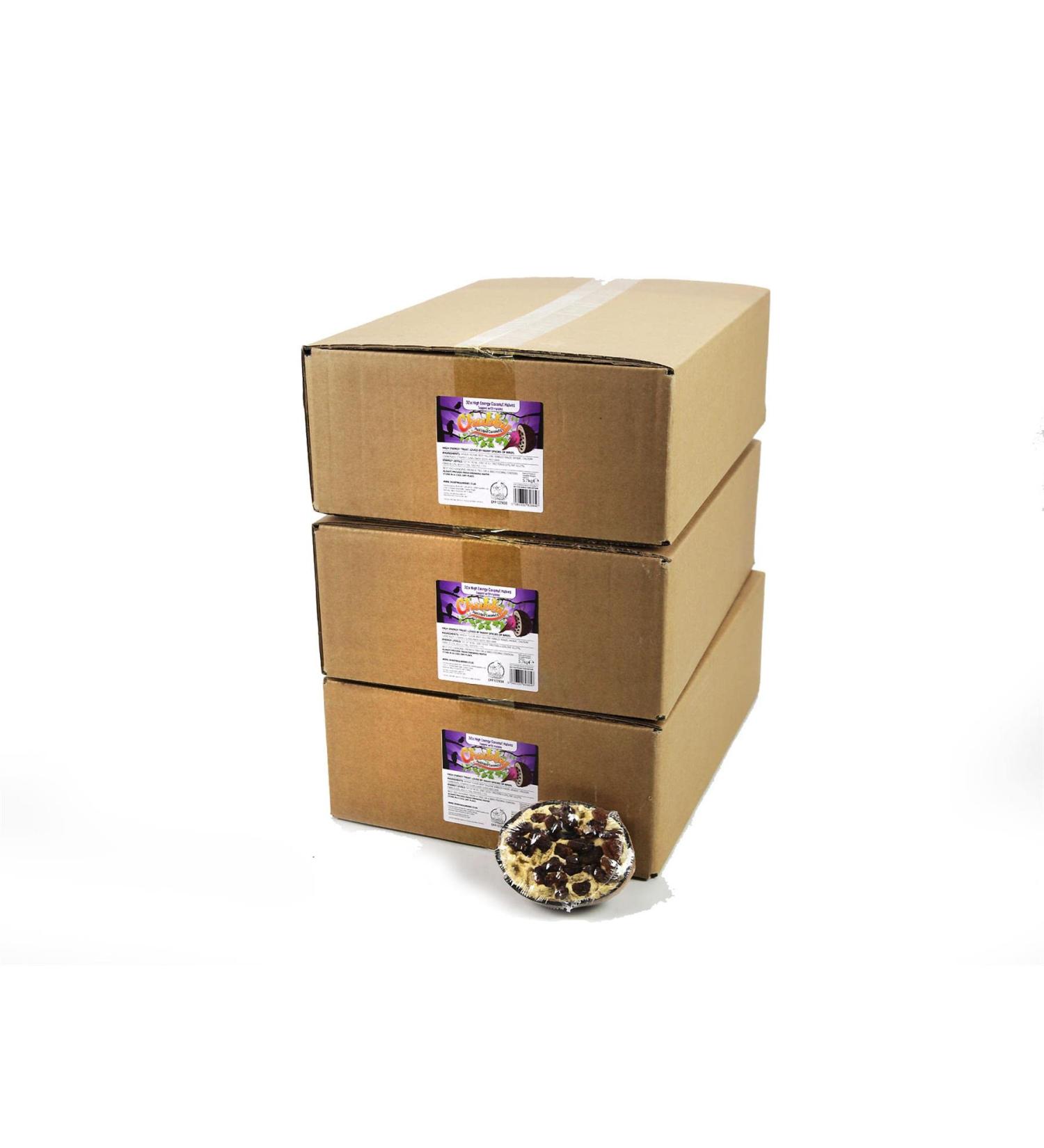 90 Chubby Half Filled Coconuts - Raisins Wild Bird Food - Buy Online on GoSupps.com