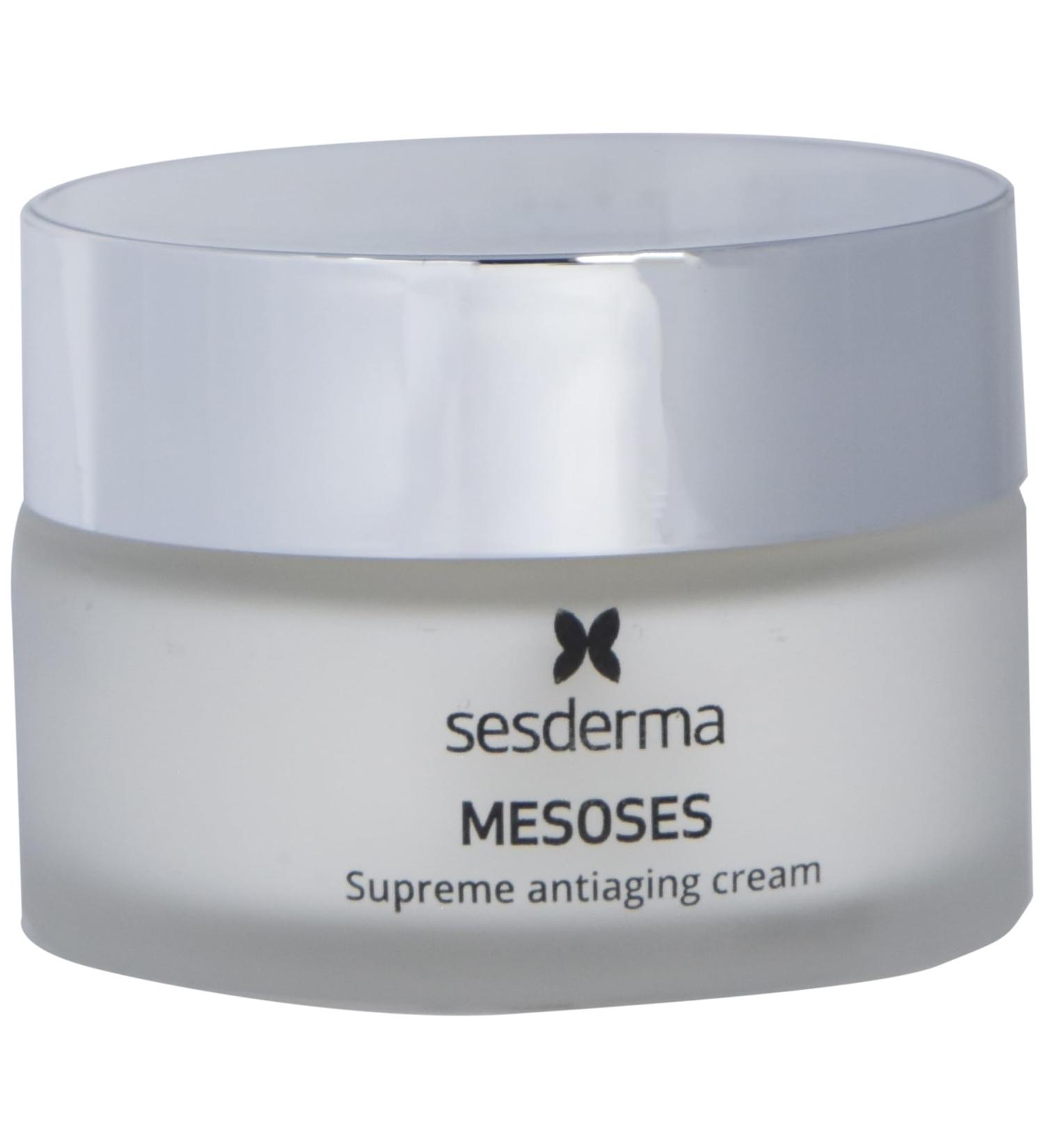 Sesderma | Mesoses Cream | Liposomal face cream with active ingredients | Supreme anti-aging cream | Anti-wrinkle face cream | Amino acids | Vitamins | Hyaluronic acid | Day night cream | 50 ml - Buy Online on GoSupps.com
