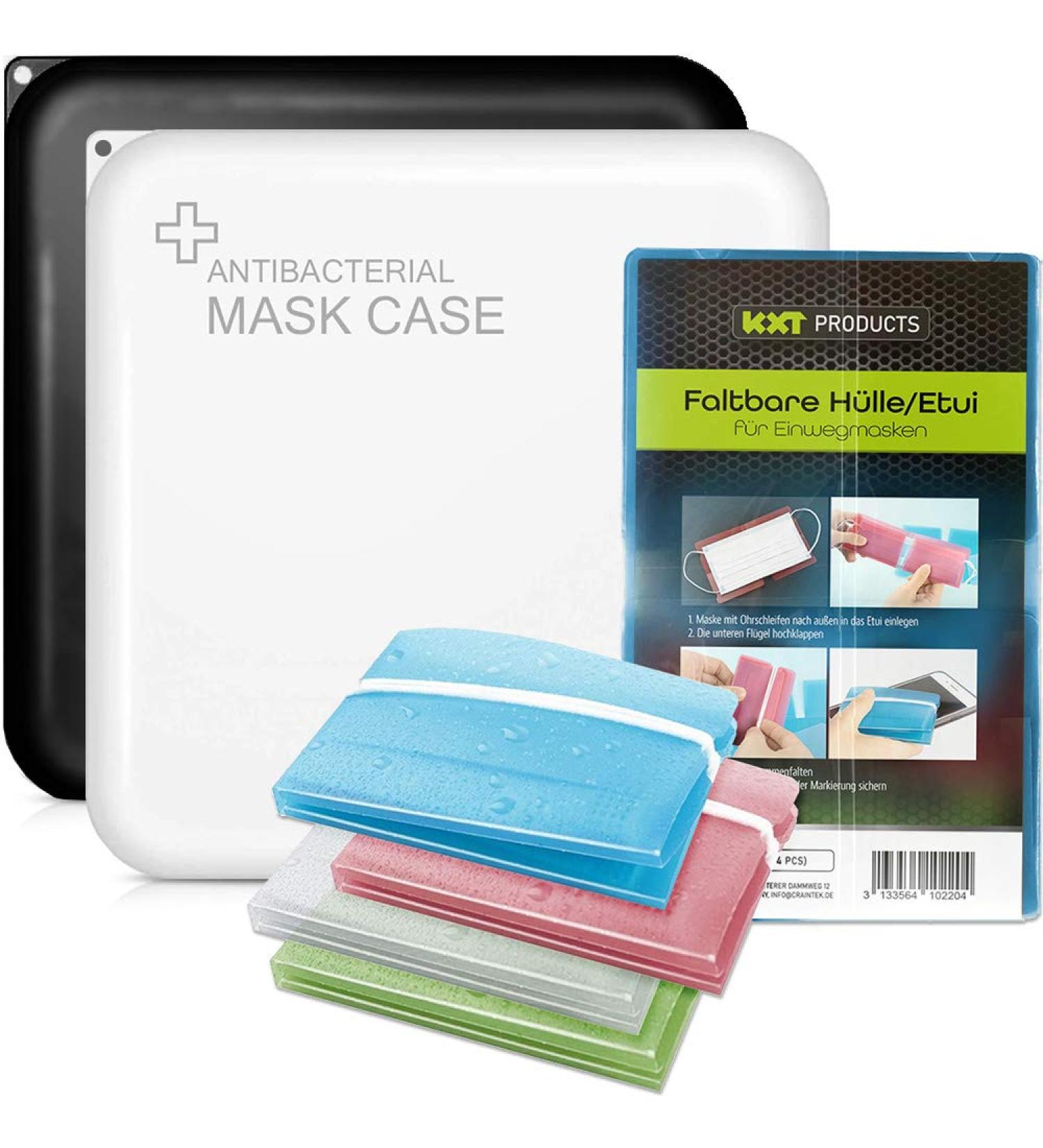 KXT FFP2 Mask Box Set - Hygienic Storage Solution | Double Pack + 4 Cases - Xbo1 White - Buy Online on GoSupps.com