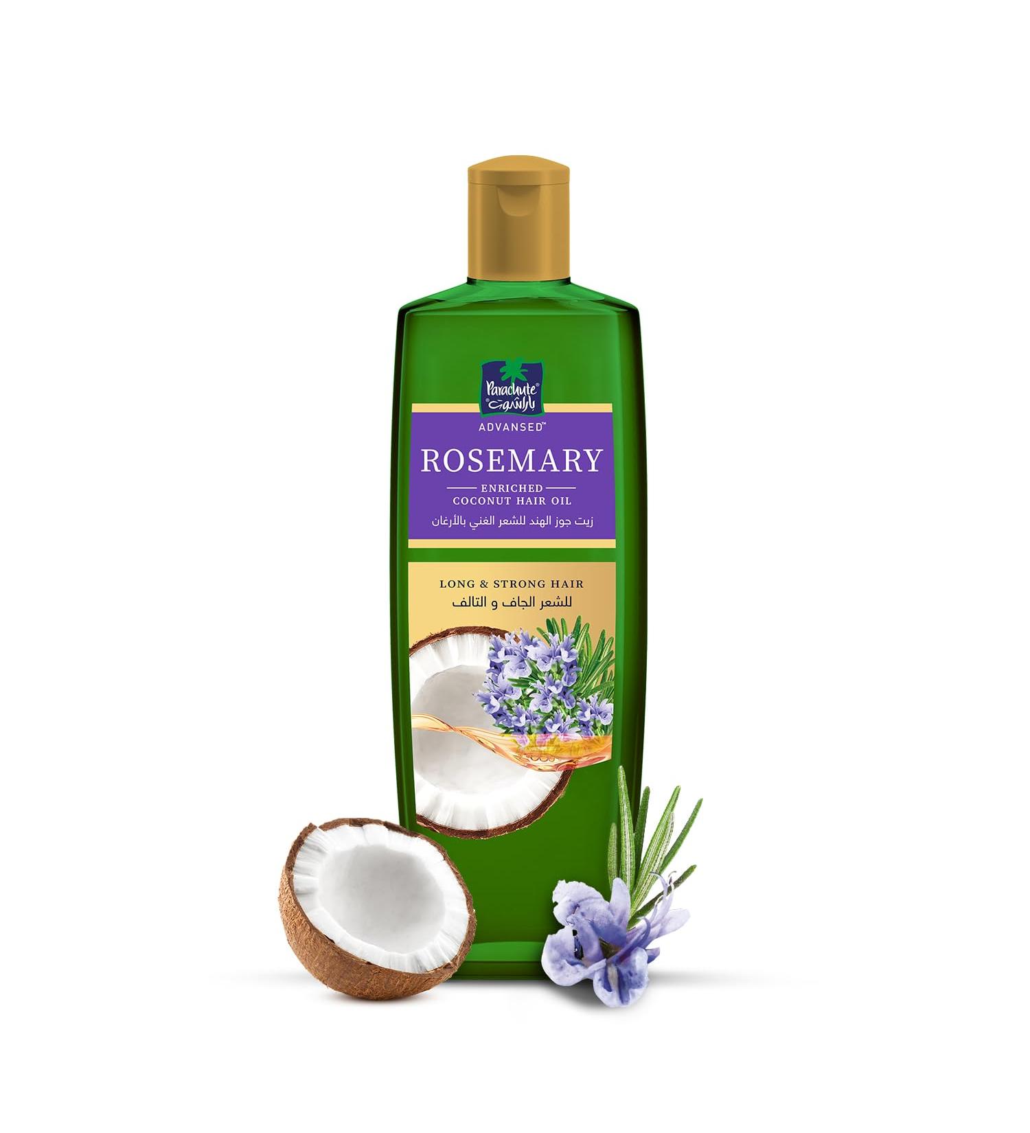 Parachute Advansed Rosemary-enriched Coconut Hair Oil| Rosemary Hair Oil| Superfoods Magic| Long & Thick Hair|300 Ml - Buy Online on GoSupps.com