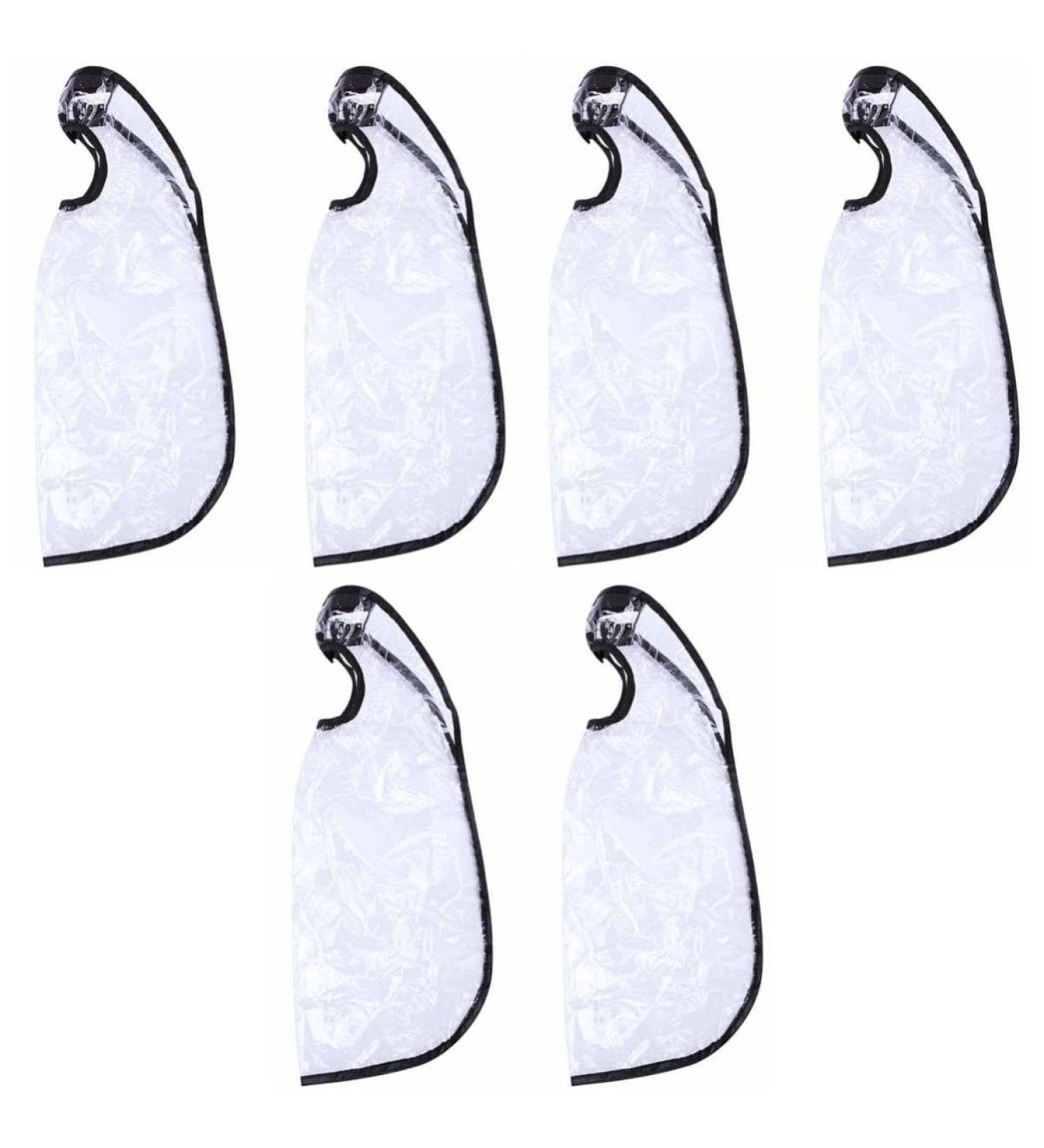 POPETPOP 6 Pcs Elderly Shampoo Bib Shampoo for Colored Hair Salon Hair Cape Hair Cutting Gown Cover Robe 57x25x1cmx3pcs Whitex3pcs - Buy Online on GoSupps.com