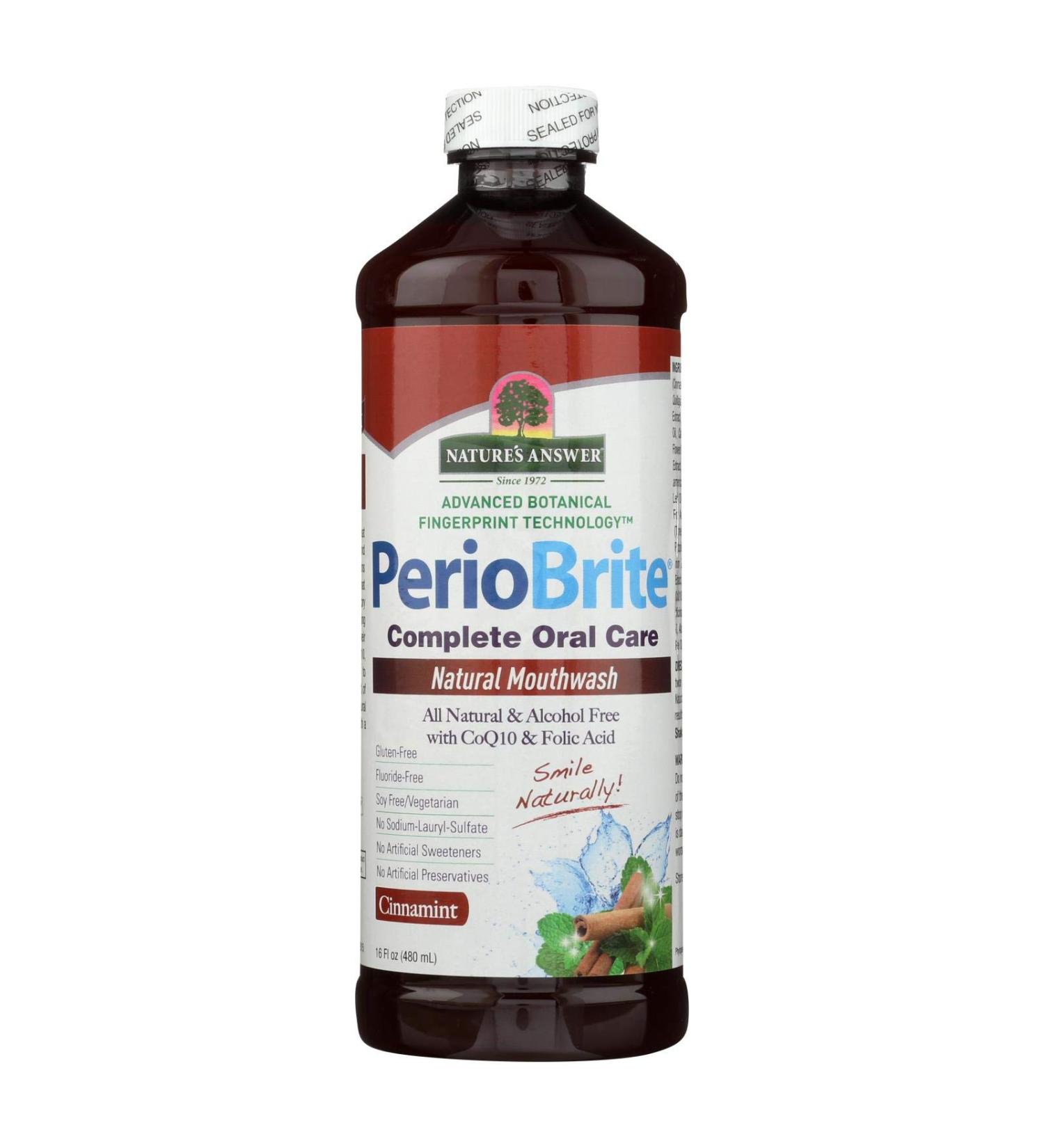 Natures Answer Mouthwash Cinamnt Periowash