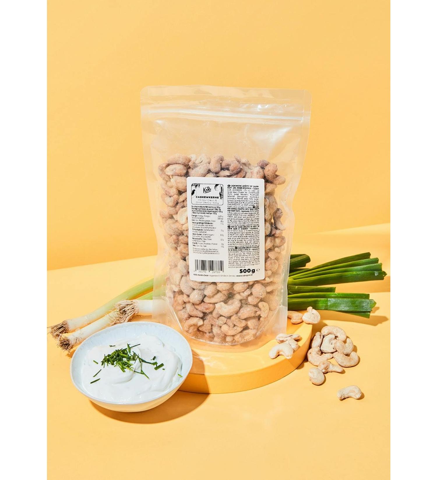 KoRo - Noix de cajou cr me-oignon 500 g - Buy Online on GoSupps.com