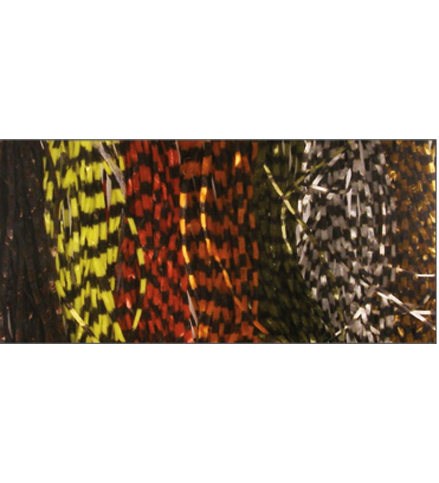 MFC's Barred Sexi-Floss A Crinkly Spandex Material (Brown Medium)