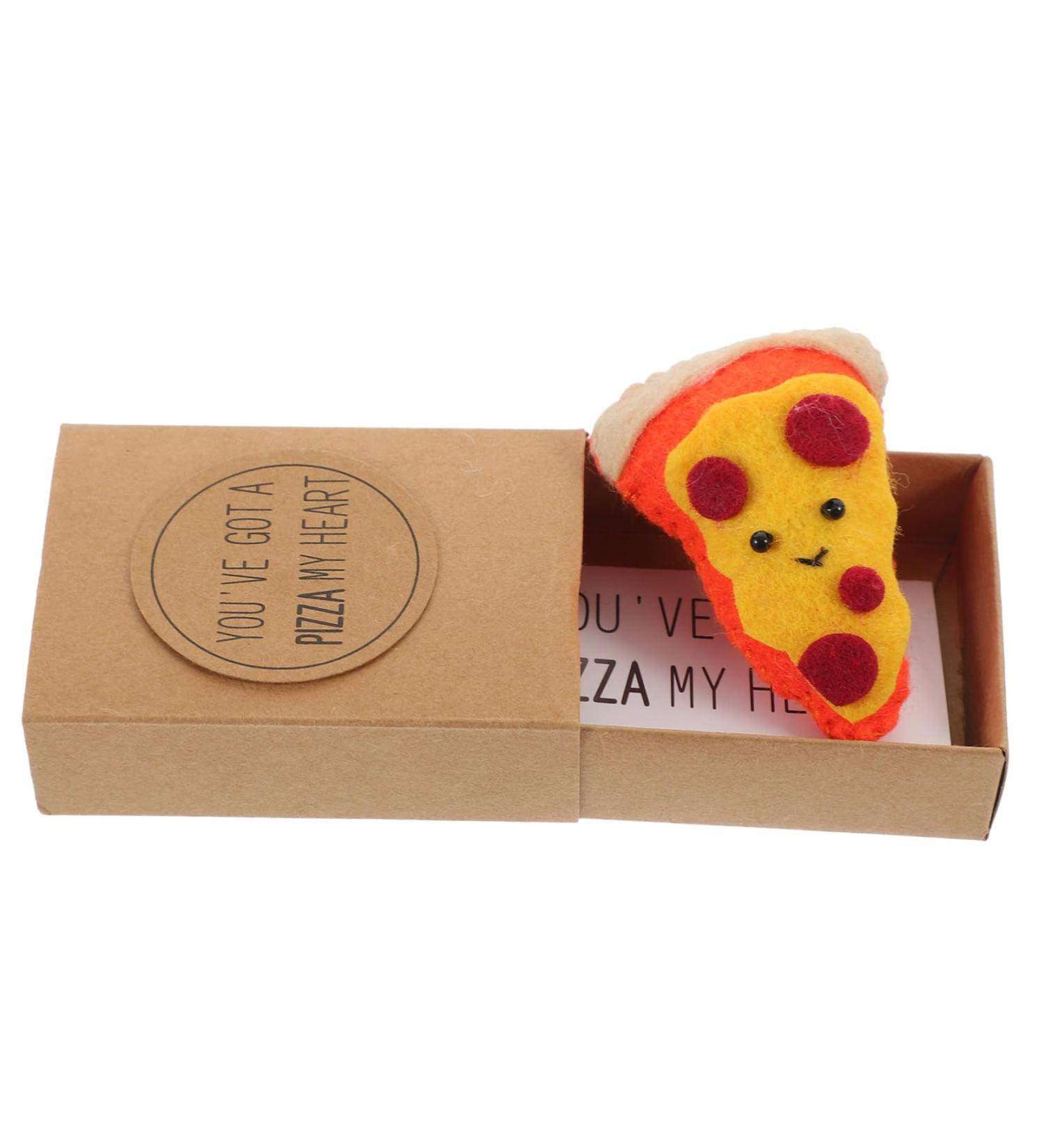 RUNROTOO Box Christmas Stocking Stuffers Festival Gift Christmas Goody Bag Filler Gifts for Stocking Stuffers The Gift Toys Friends Present Non-woven Fabric Small Toy Pizza - Buy Online on GoSupps.com