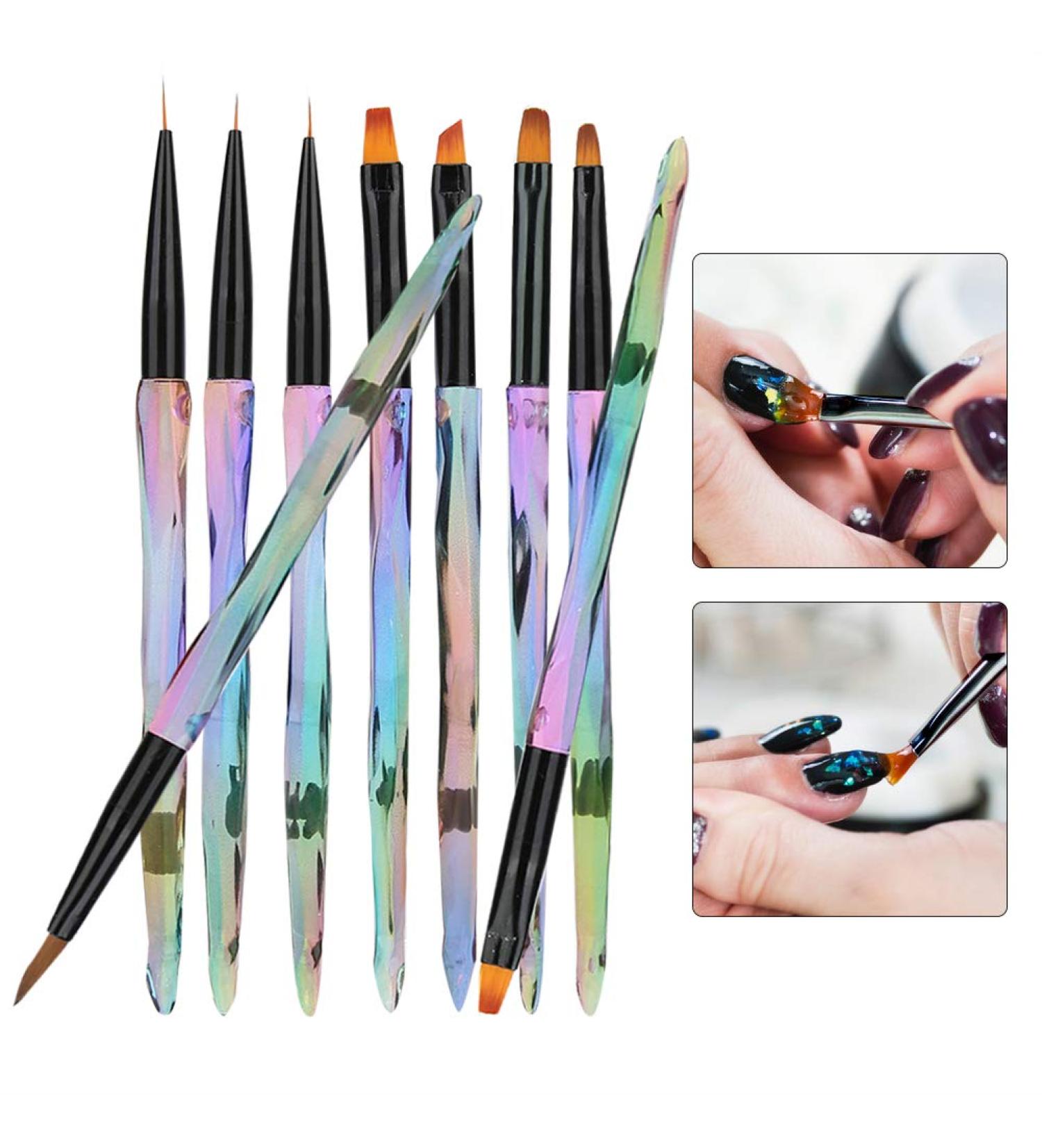 9PC Nail Art Kit: Pens Brushes Dots & Marking Tools for DIY Designs - Buy Online on GoSupps.com