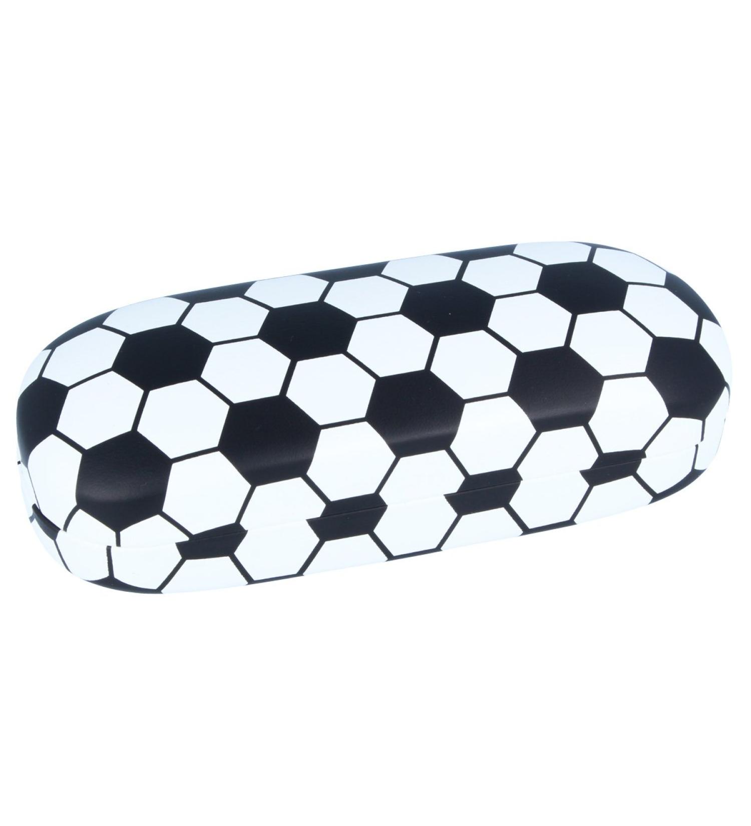 cool glasses case - football - wipeable - sturdy hard shell - soft lining inside